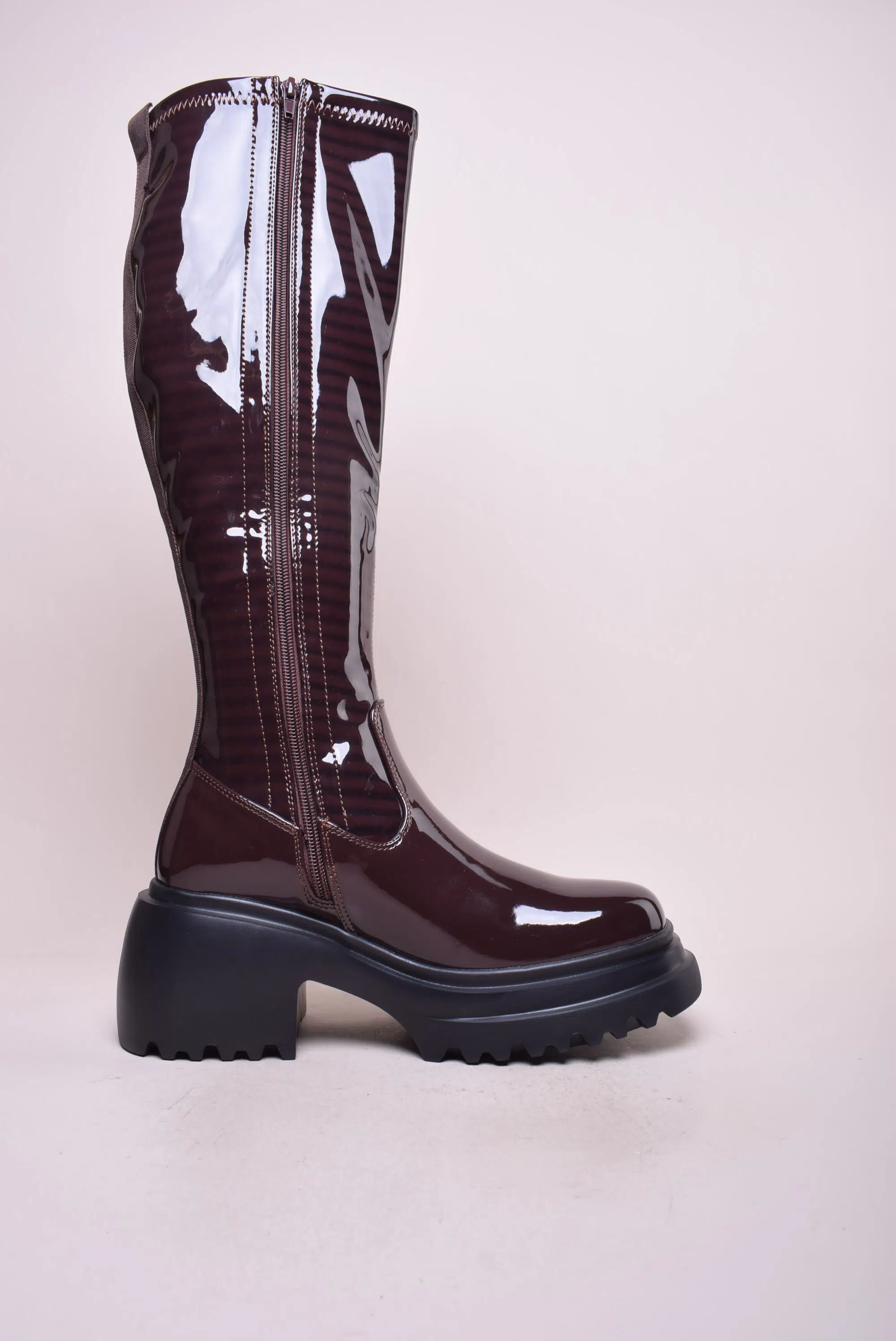 Cizme dama cu platforma, lacuite [4]