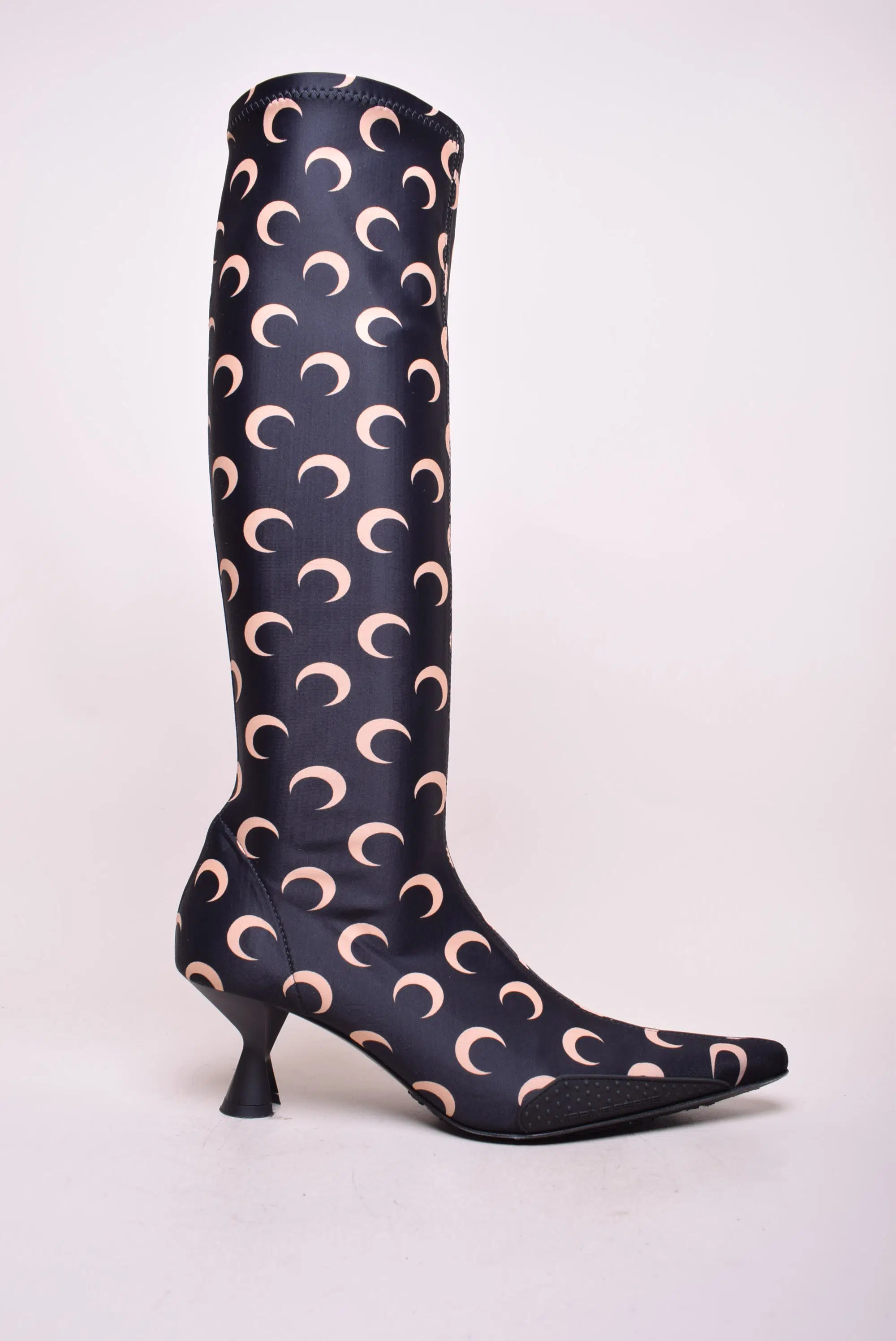 Cizme dama MOON PRINTED KNEE HIGH BOOTS