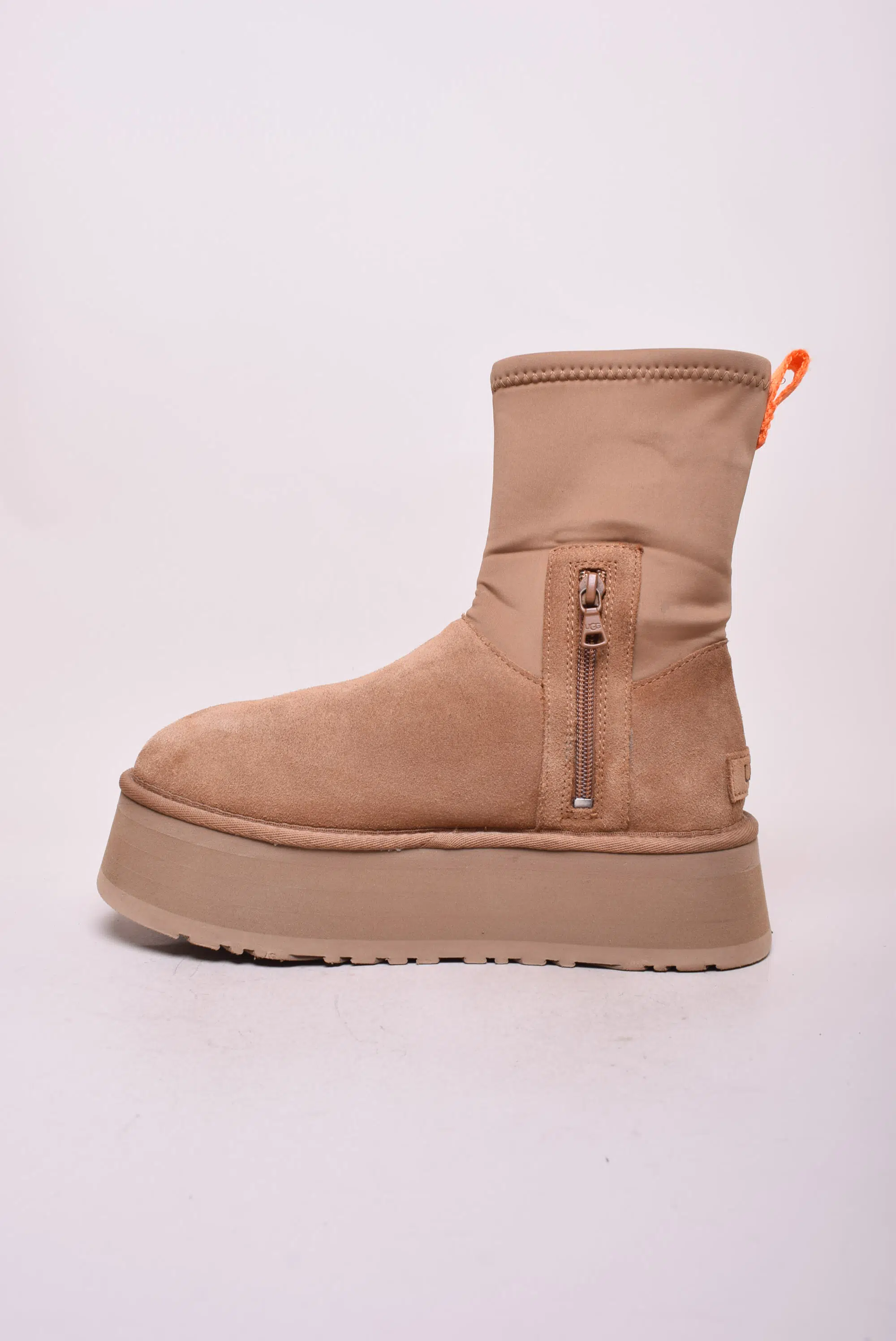 Cizme imblanite dama Classic Mini Dipper "Chestnut" [4]