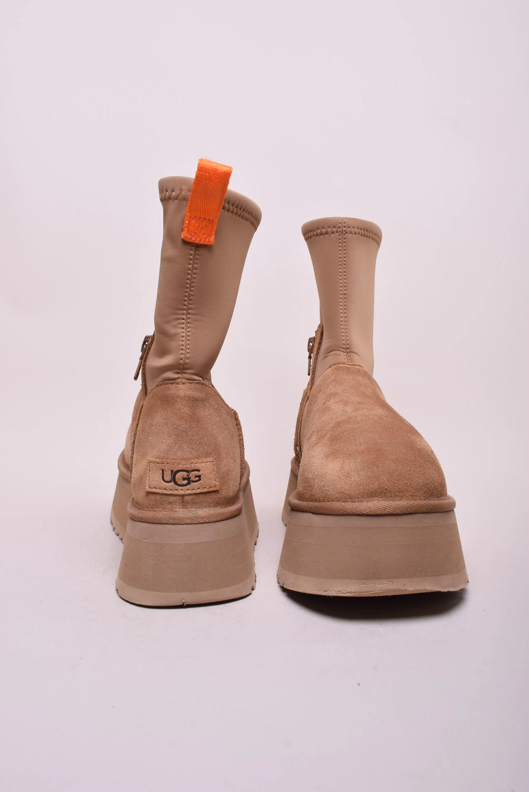 Cizme imblanite dama Classic Mini Dipper "Chestnut" [3]