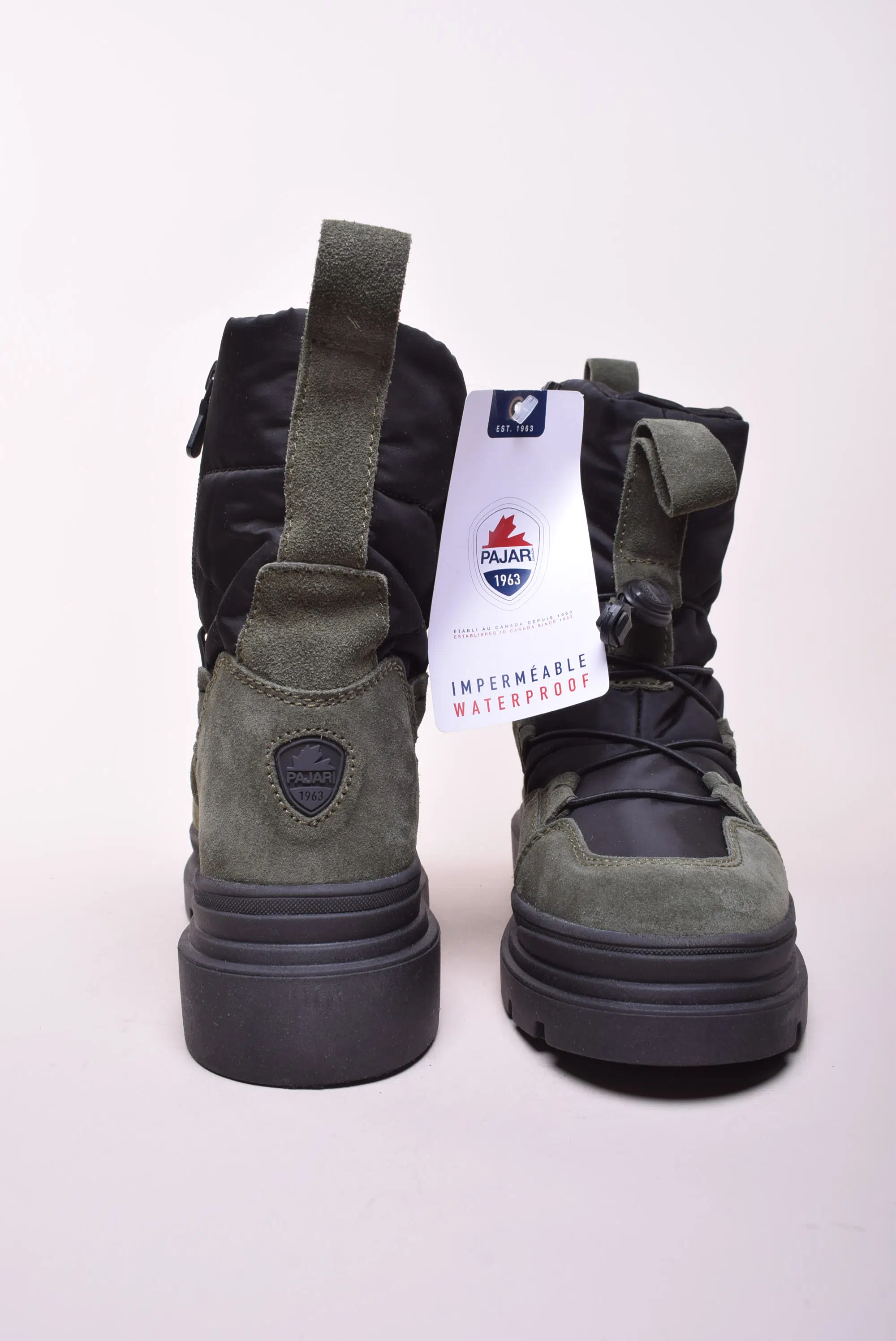 Cizme imblanite dama cu platforma, impermeabile [3]