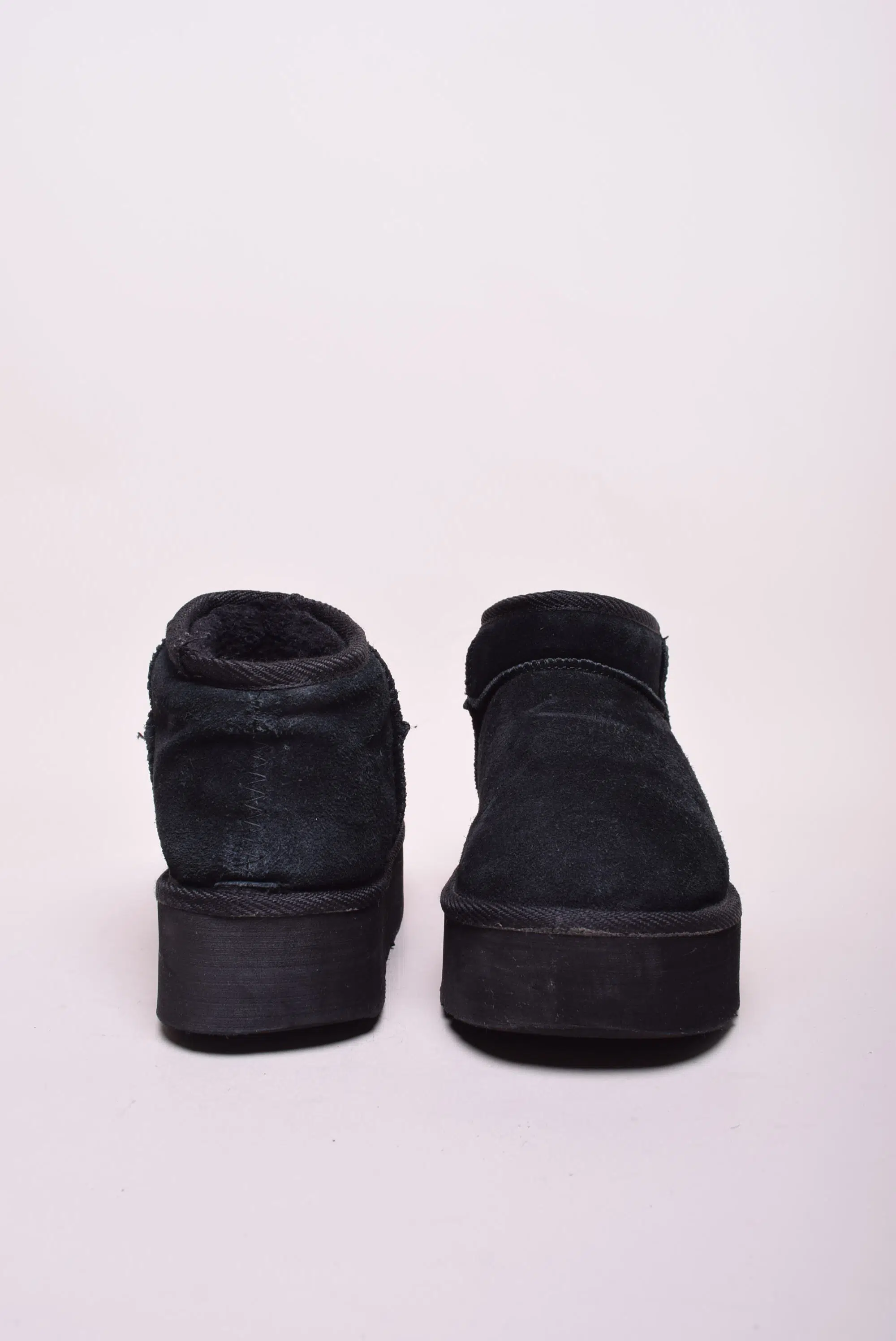 Cizme scurte dama cu platforma, imblanite [3]