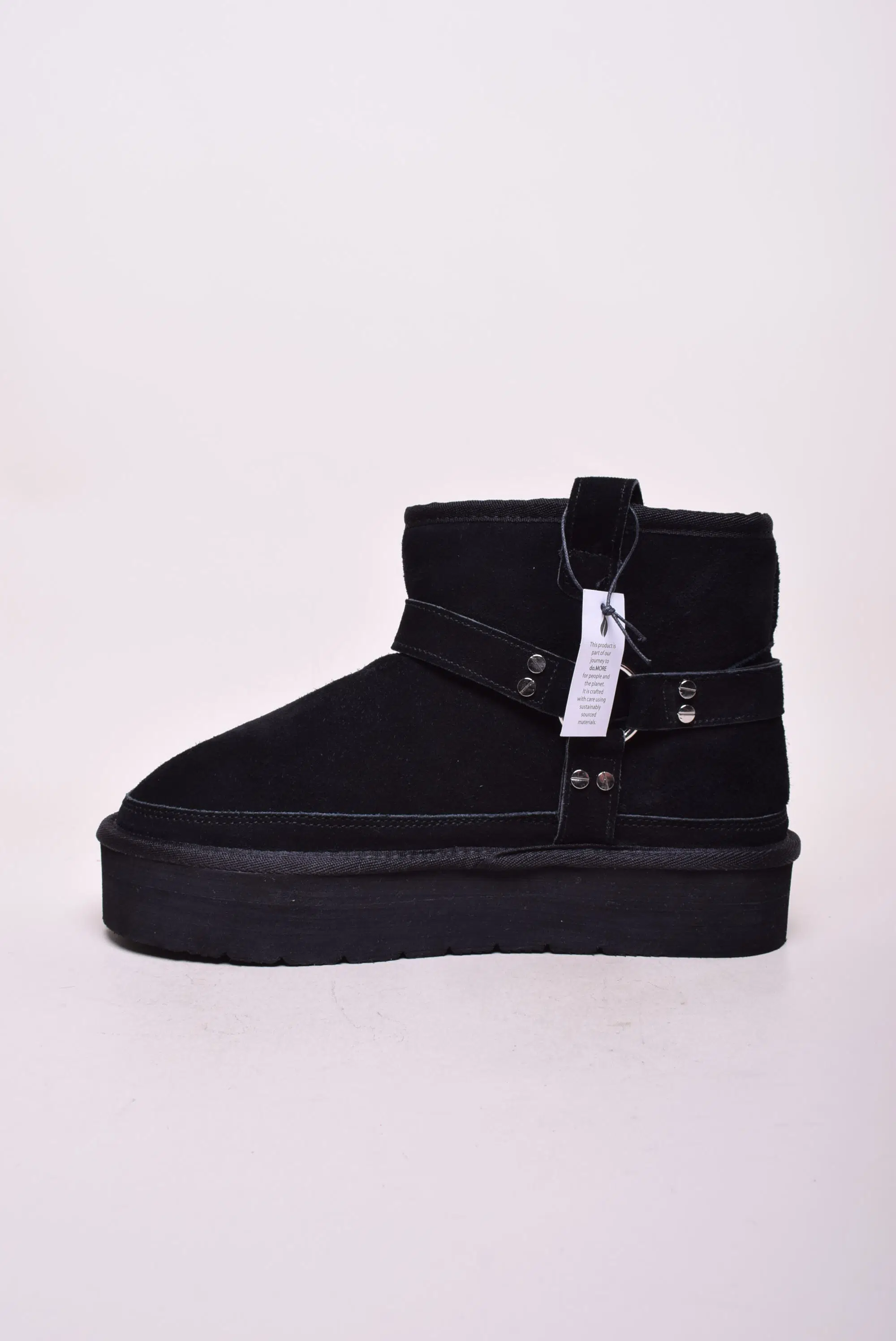 Cizme scurte dama cu platforma, imblanite [4]