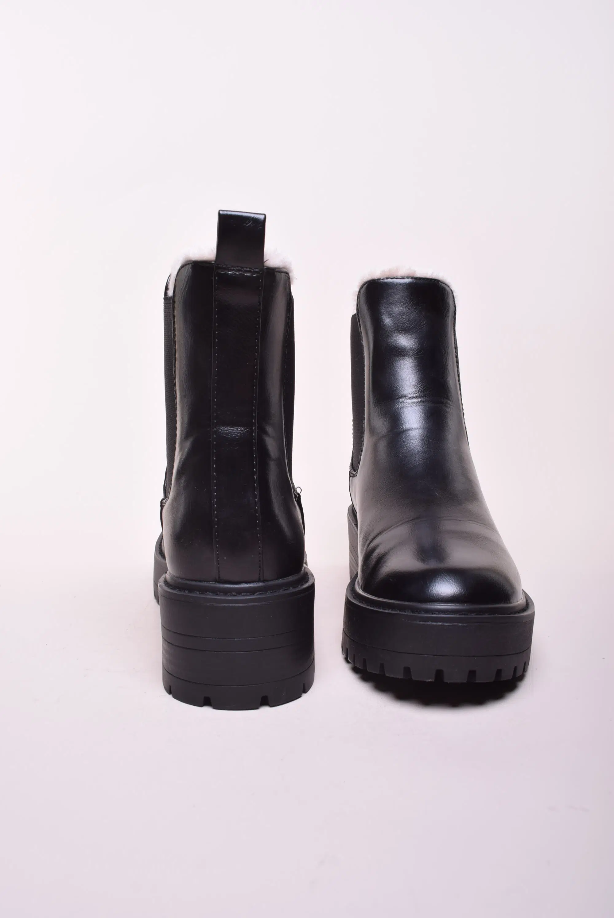 Ghete dama cu platforma, captusite [3]