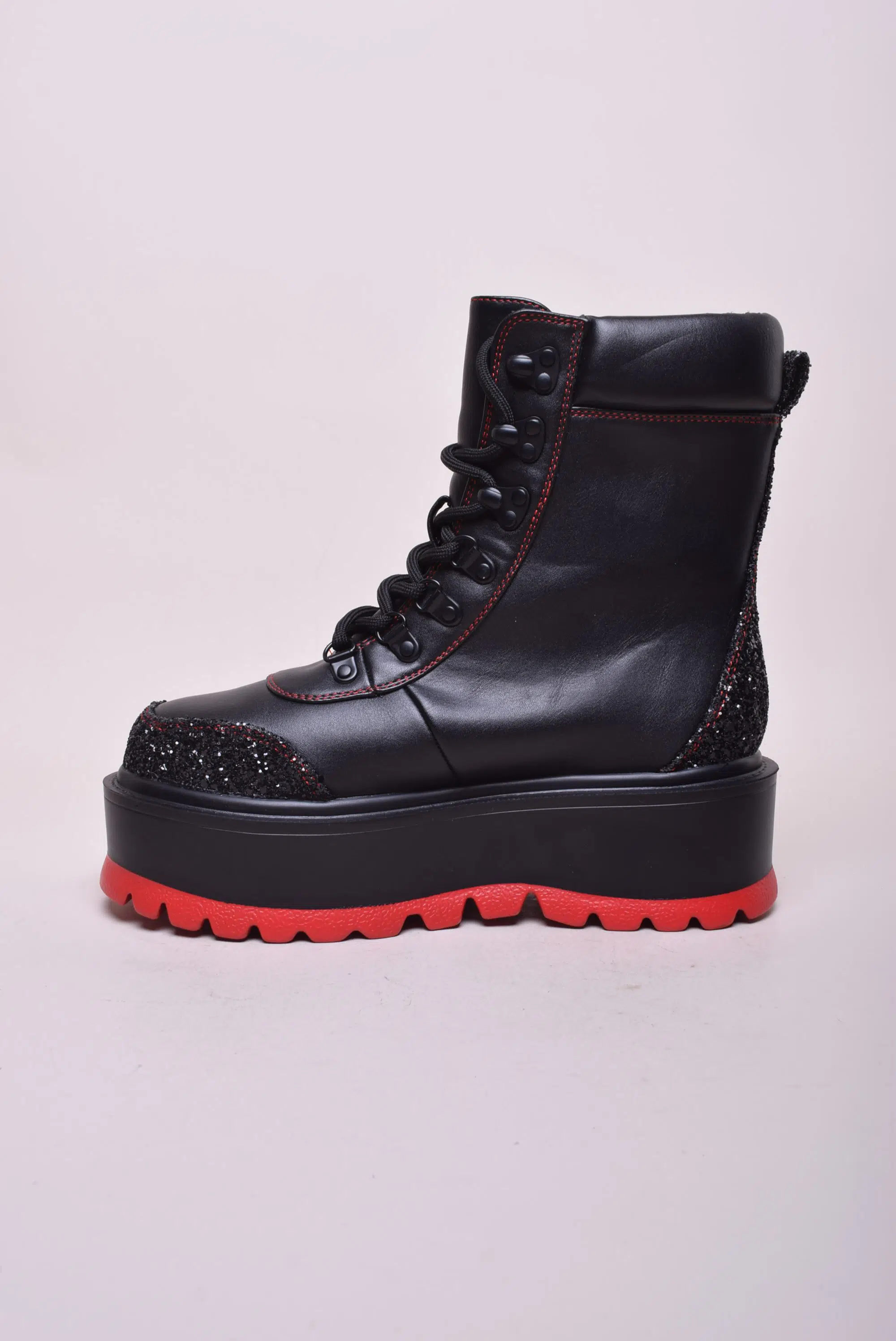 Ghete dama cu platforma, cu sclipici [4]