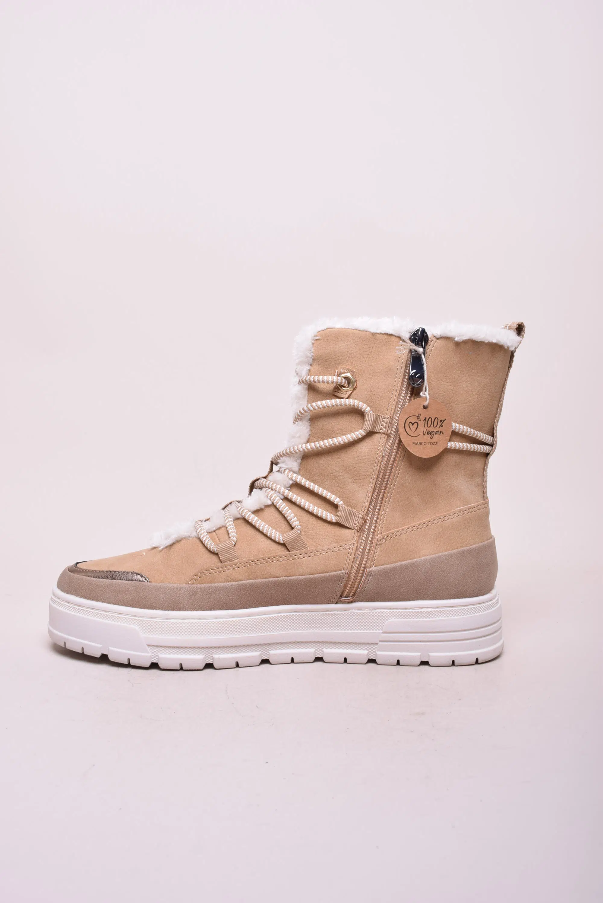 Ghete dama Vegan, cu platforma, captusite [4]