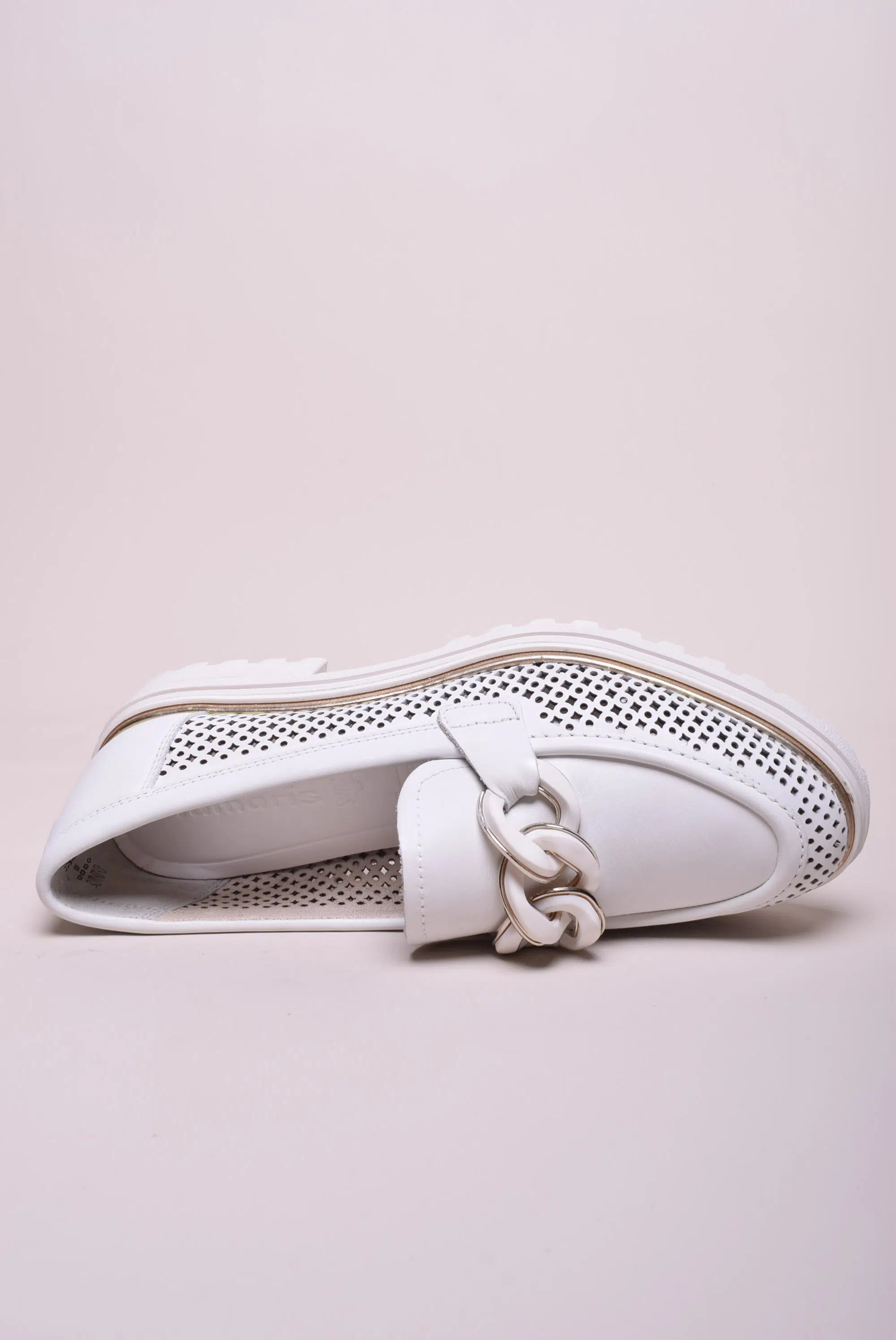 Mocasini dama cu platforma perforati [4]