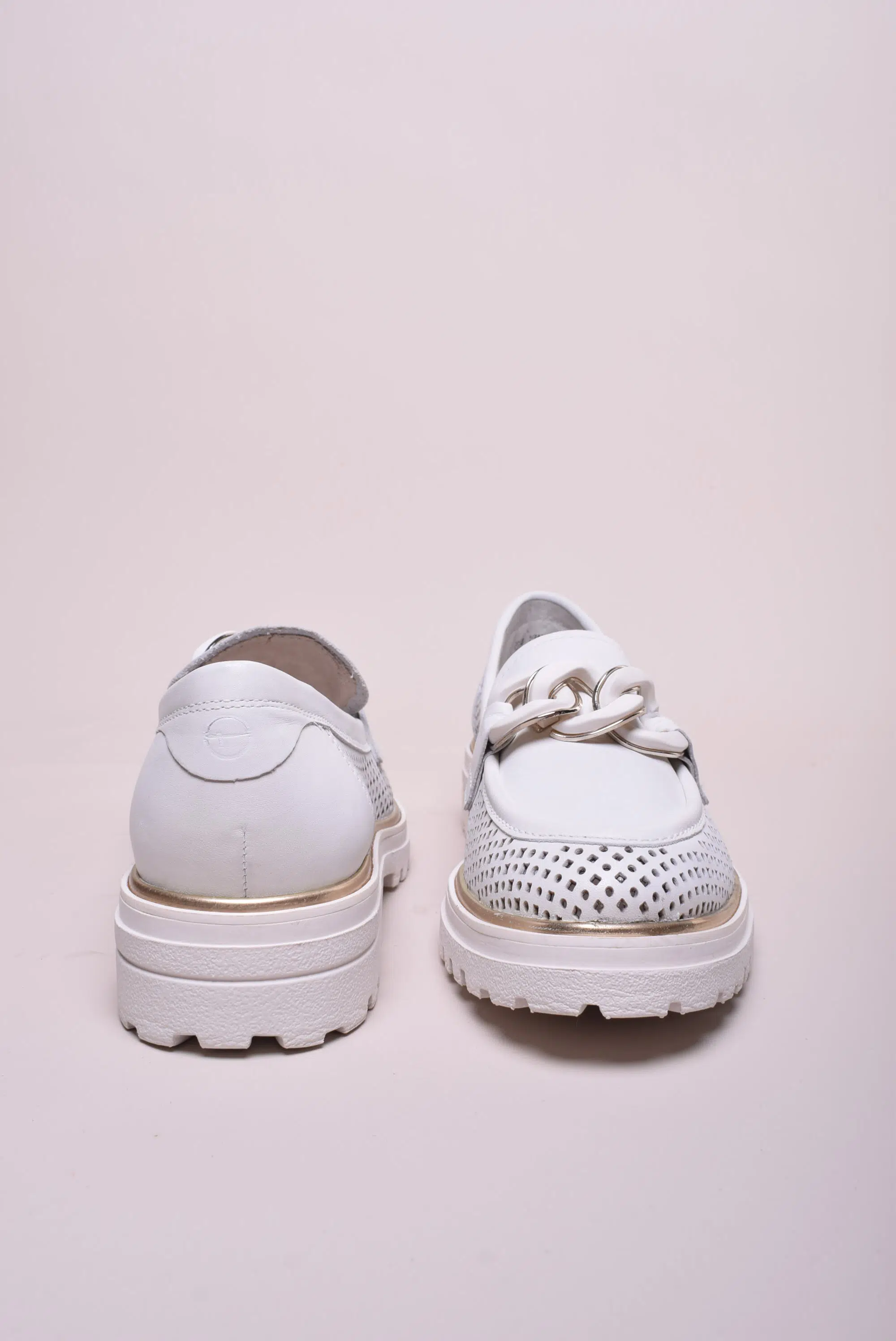 Mocasini dama cu platforma perforati [3]