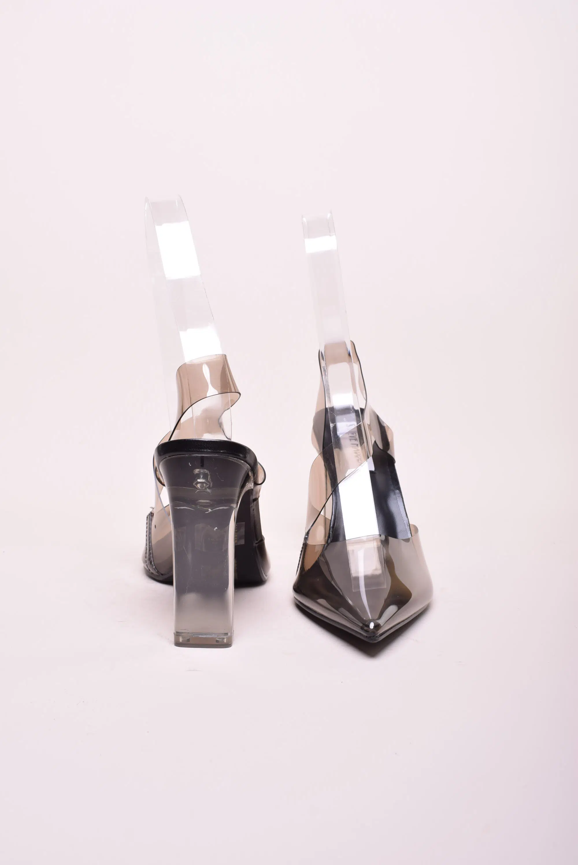 Pantofi dama stiletto, transparenti, cu toc [3]