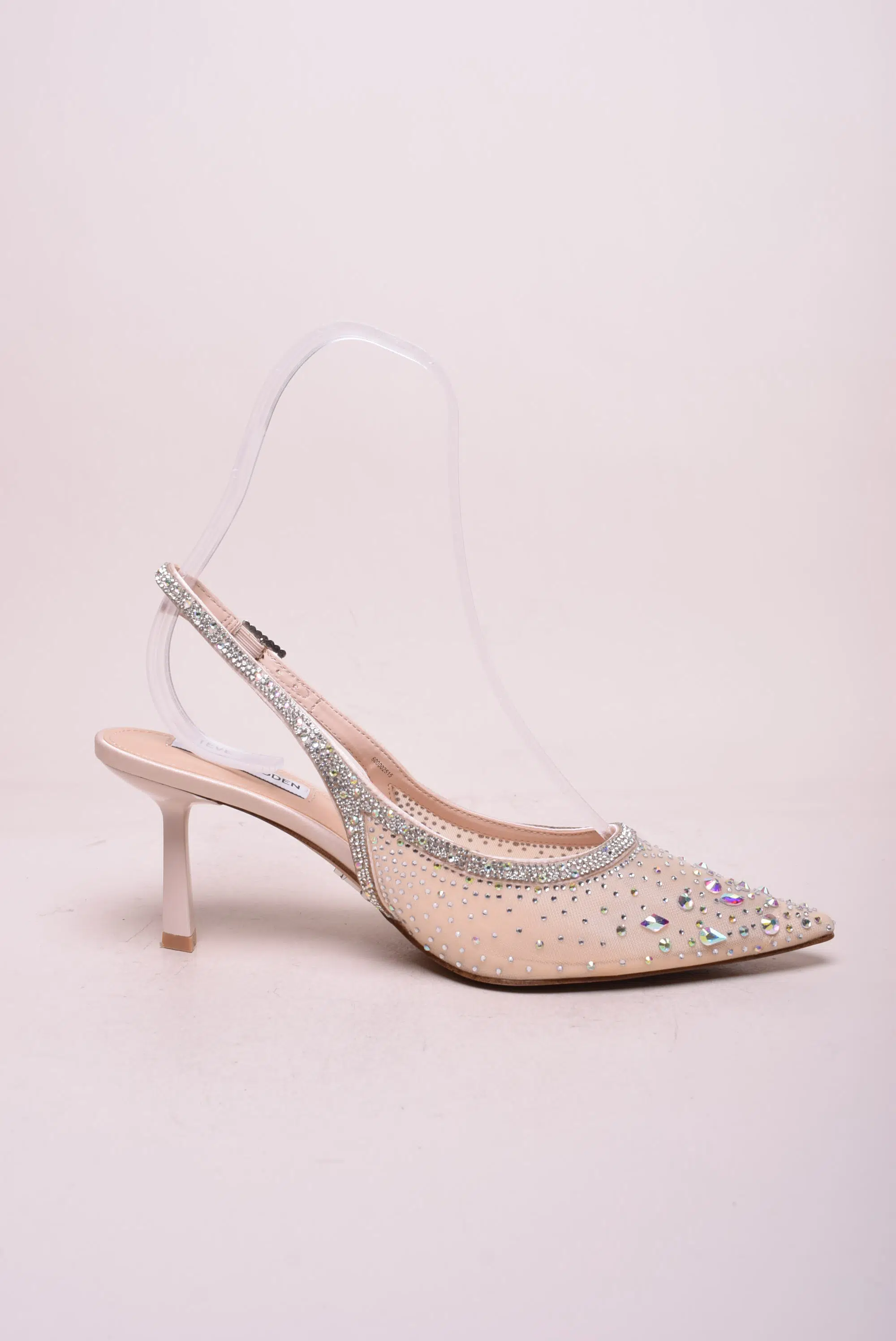 Pantofi dama stiletto cu pietricele, decupati in spate Vero [4]