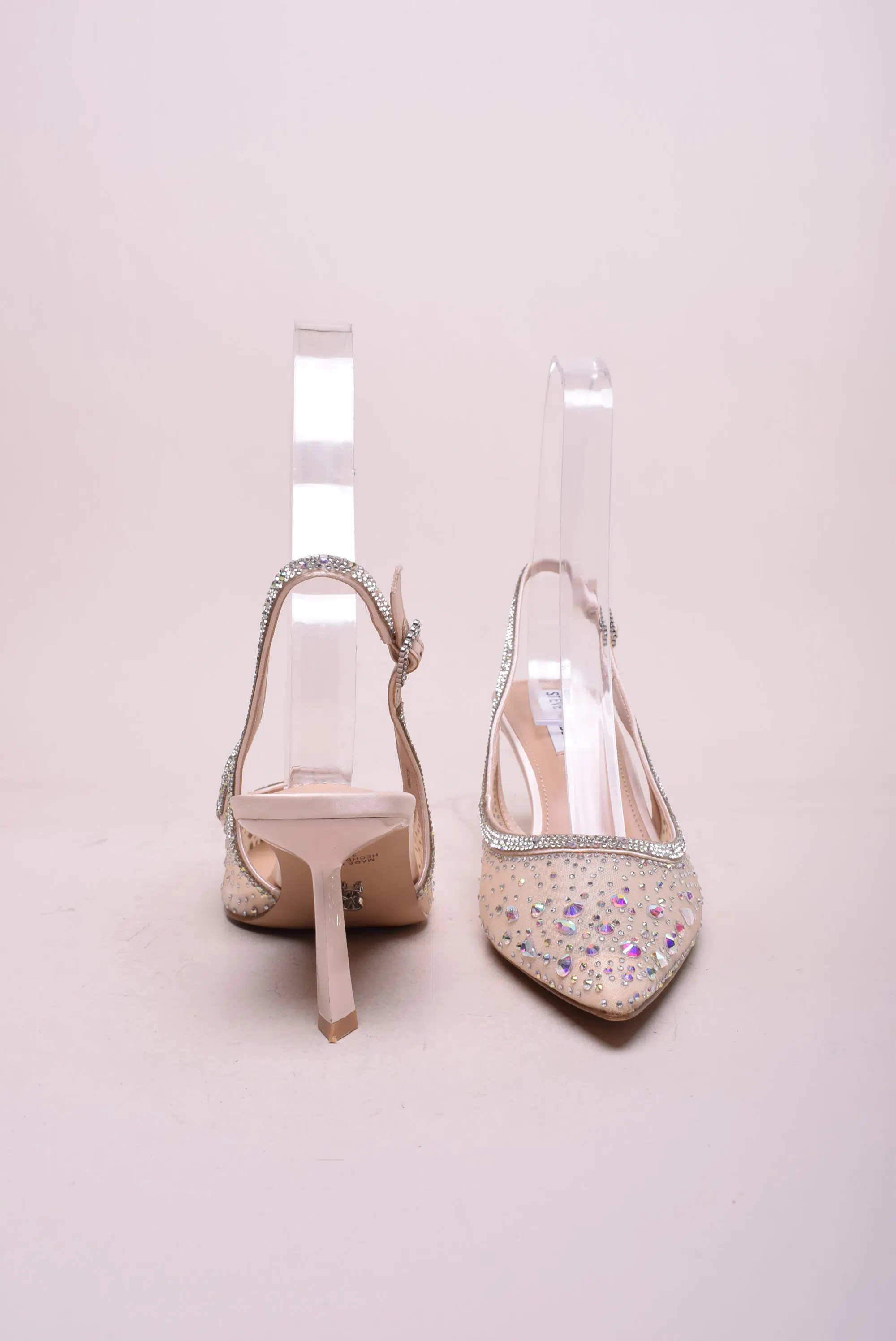 Pantofi dama stiletto cu pietricele, decupati in spate Vero [3]