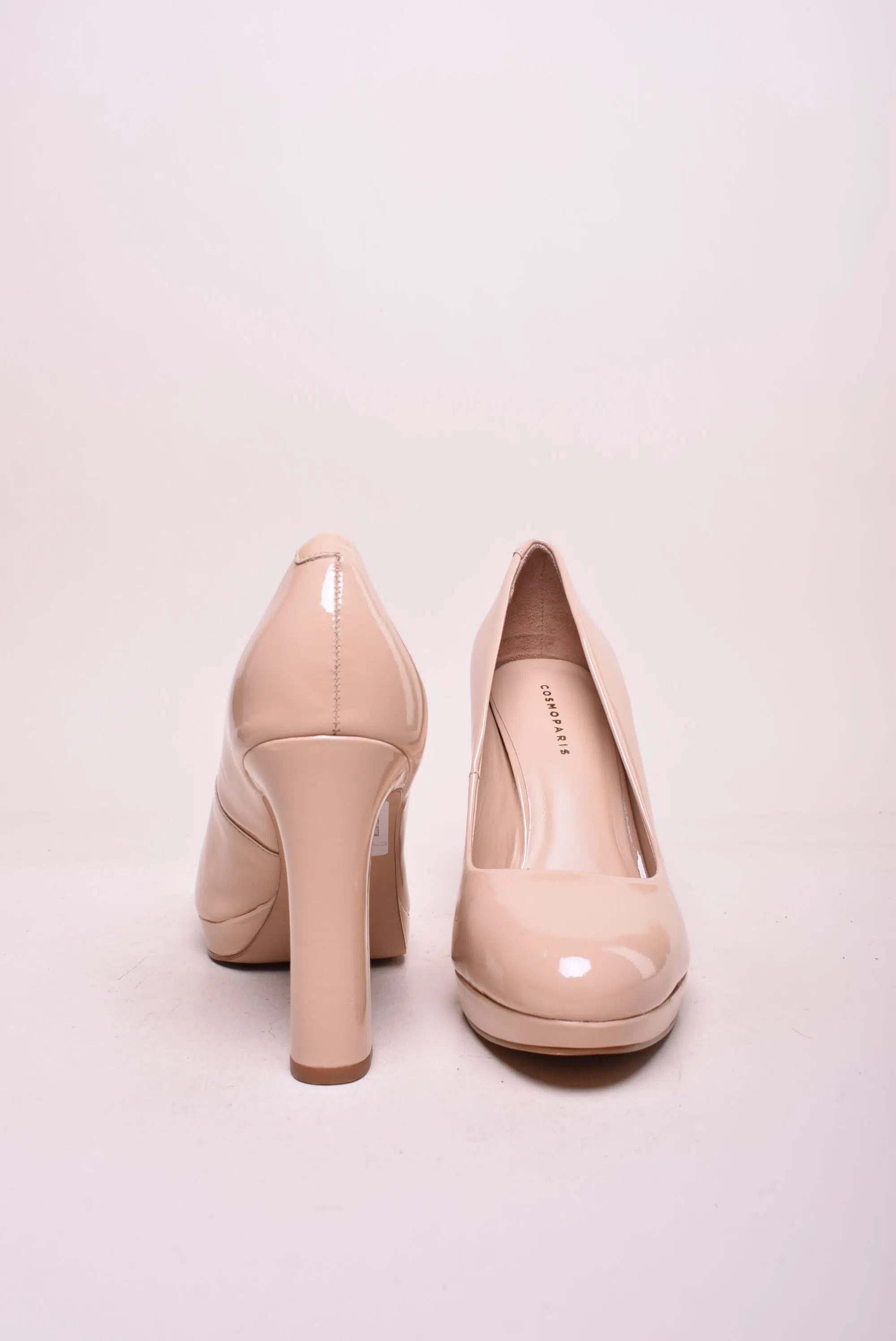 Pantofi dama stiletto cu platforma, lacuiti [3]