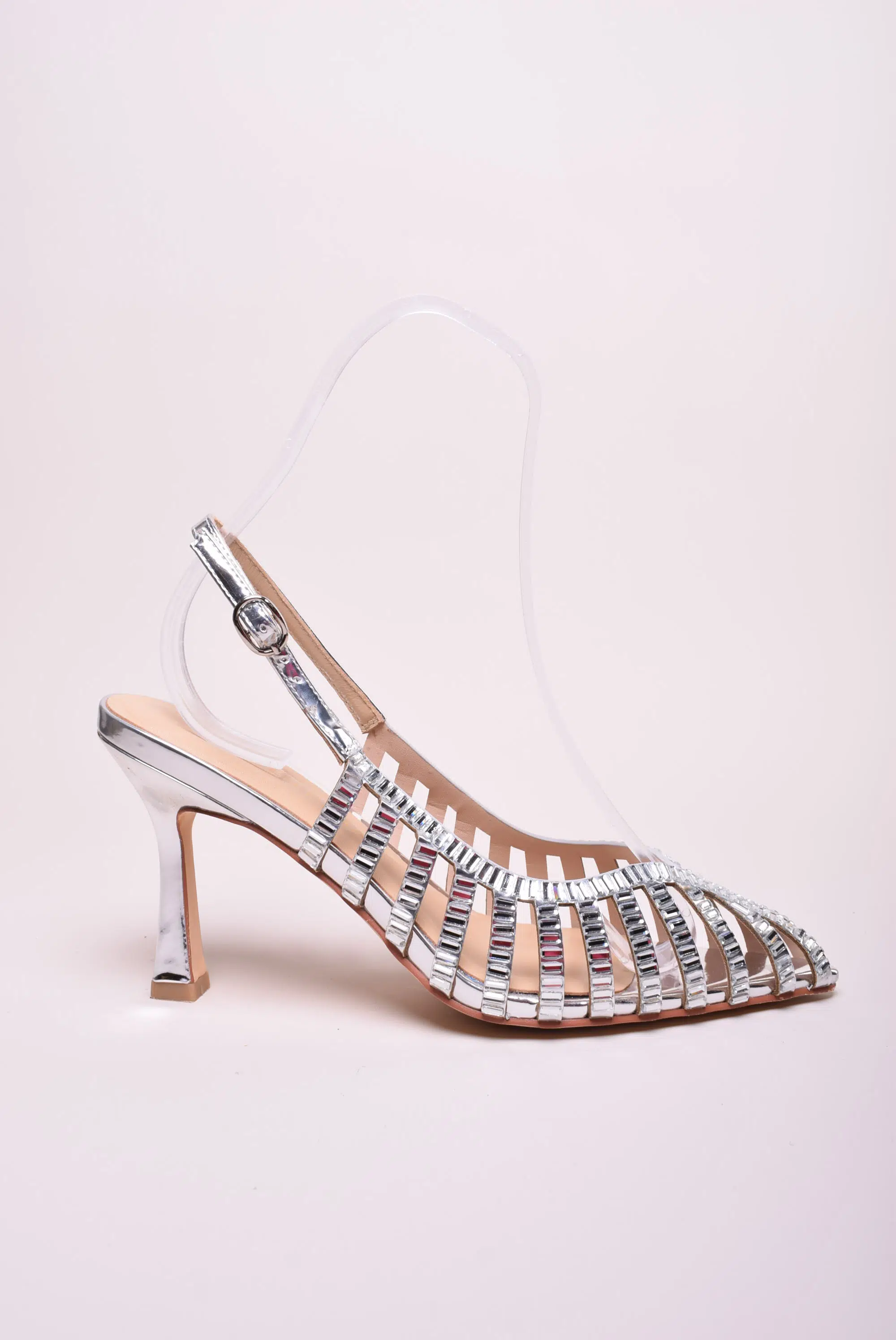 Pantofi dama stiletto decupati