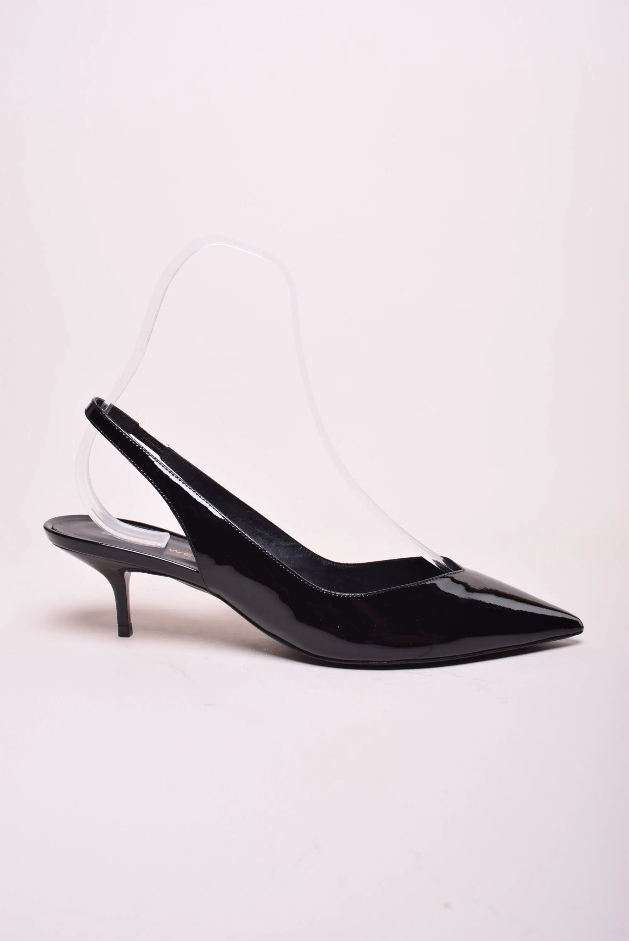 Pantofi dama stiletto decupati in spate