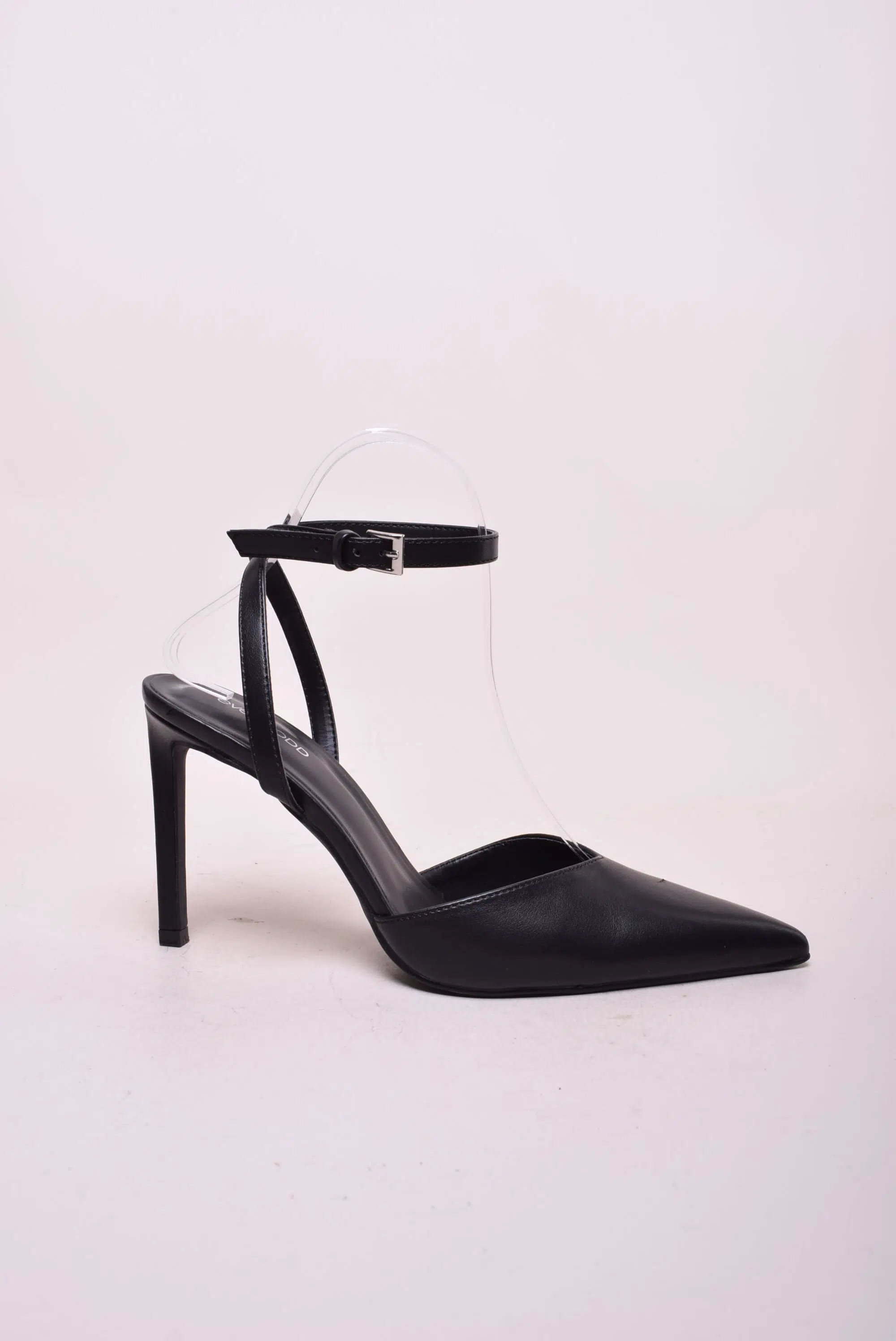 Pantofi dama stiletto decupati in spate