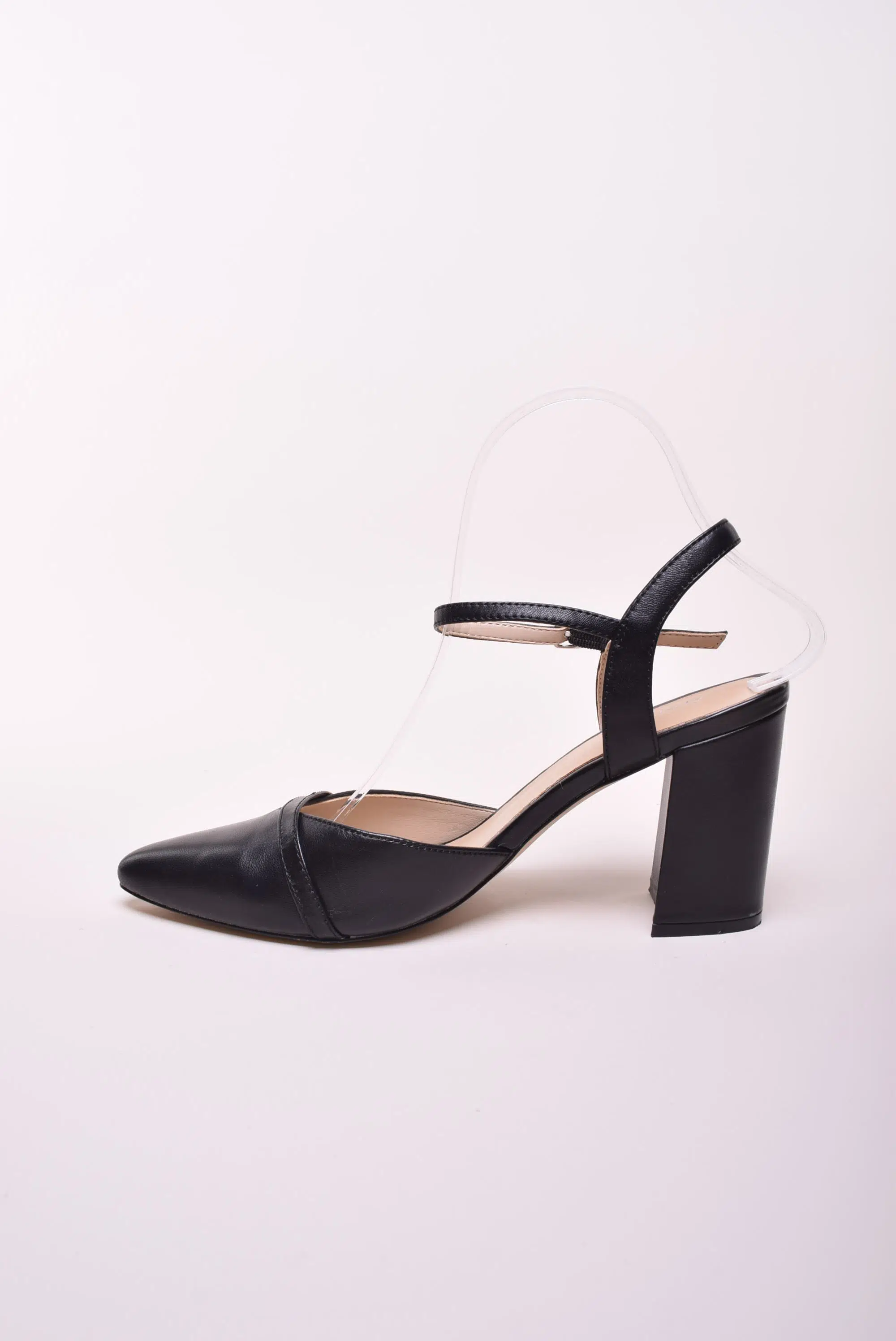 Pantofi dama stiletto decupati in spate [4]