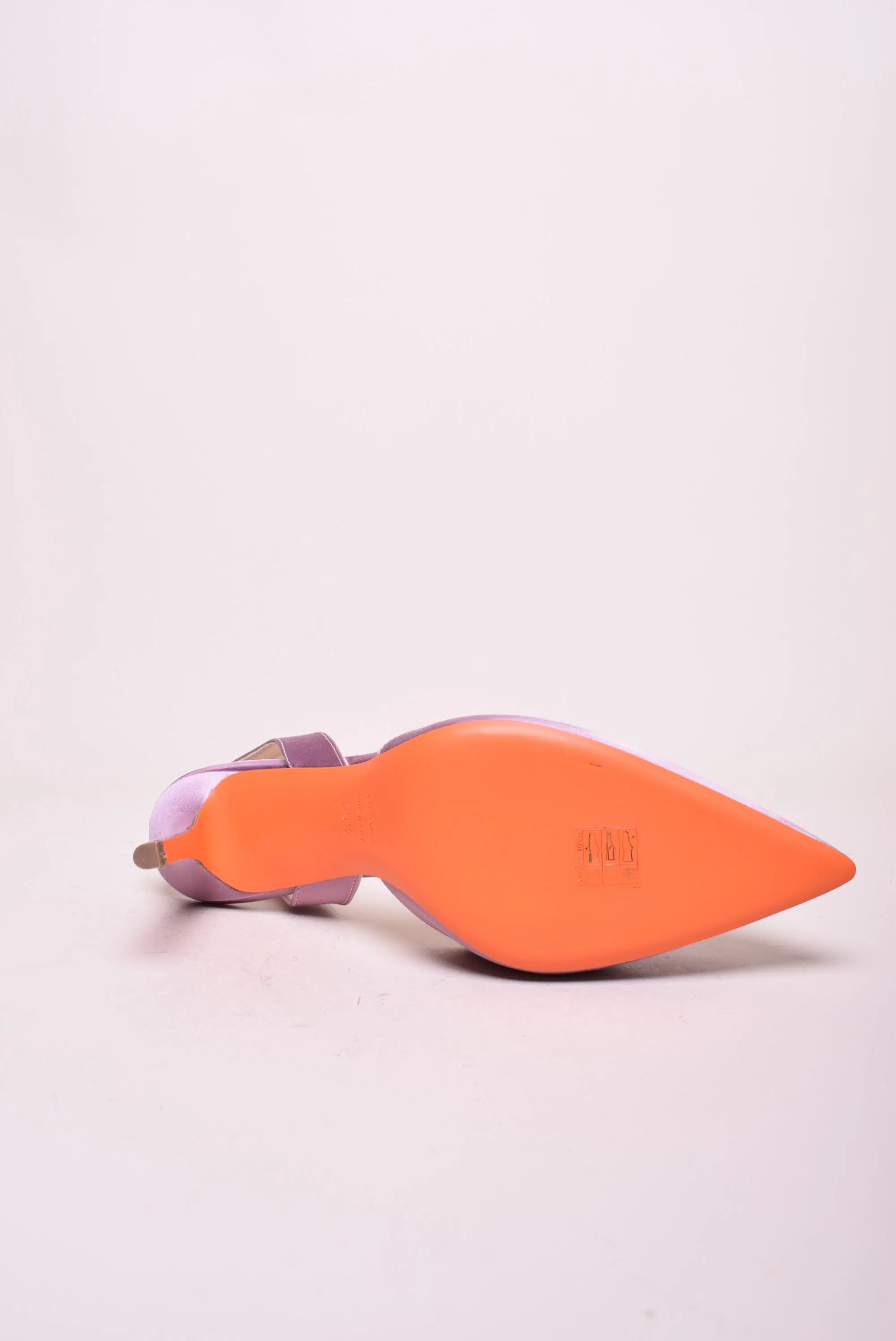 Pantofi dama stiletto decupati in spate, cu pietricele [2]