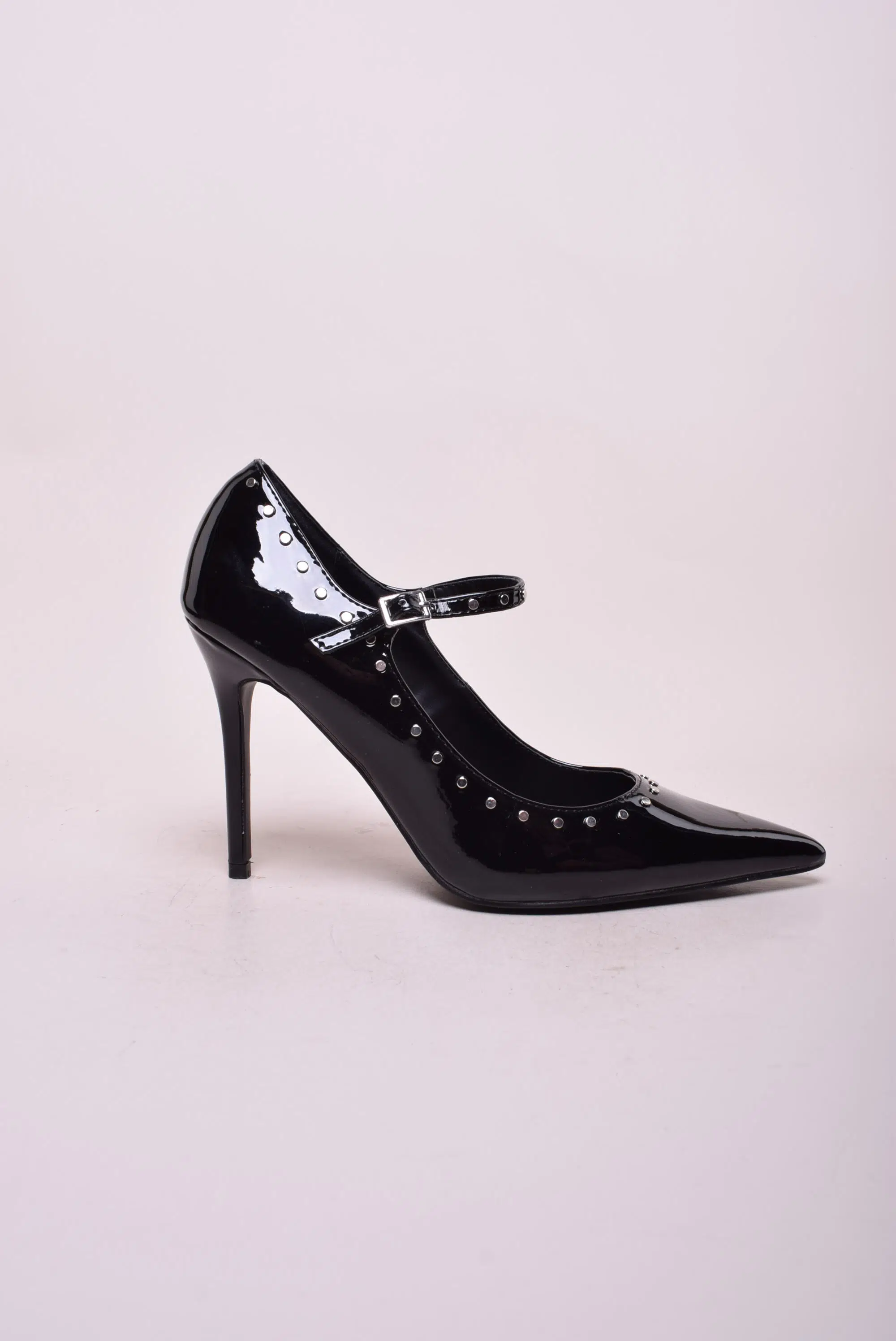 Pantofi dama stiletto lacuiti