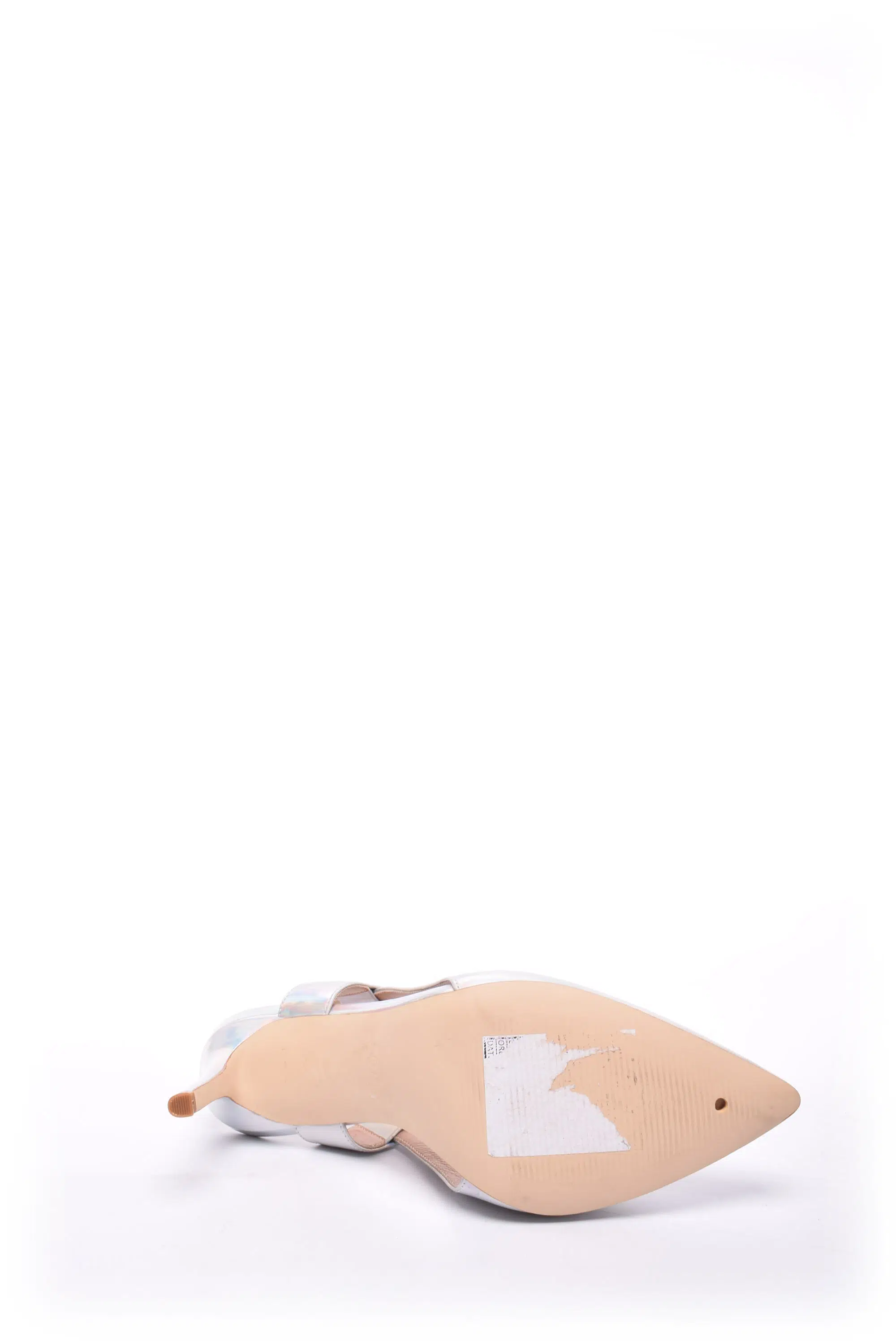 Pantofi dama stiletto sidefate decupati in spate [2]