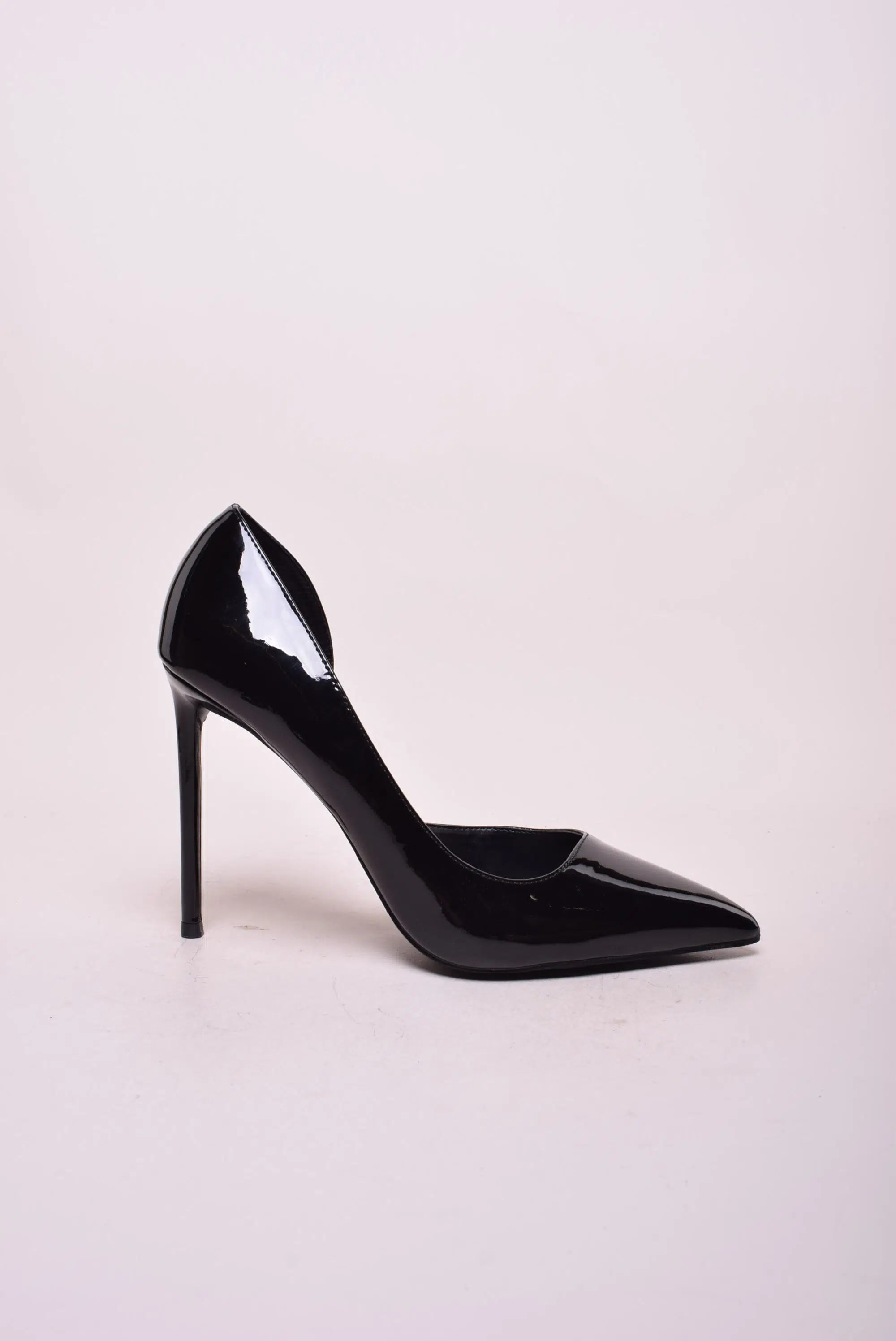 Pantofi dama stiletto Vegan, lacuiti, decupati