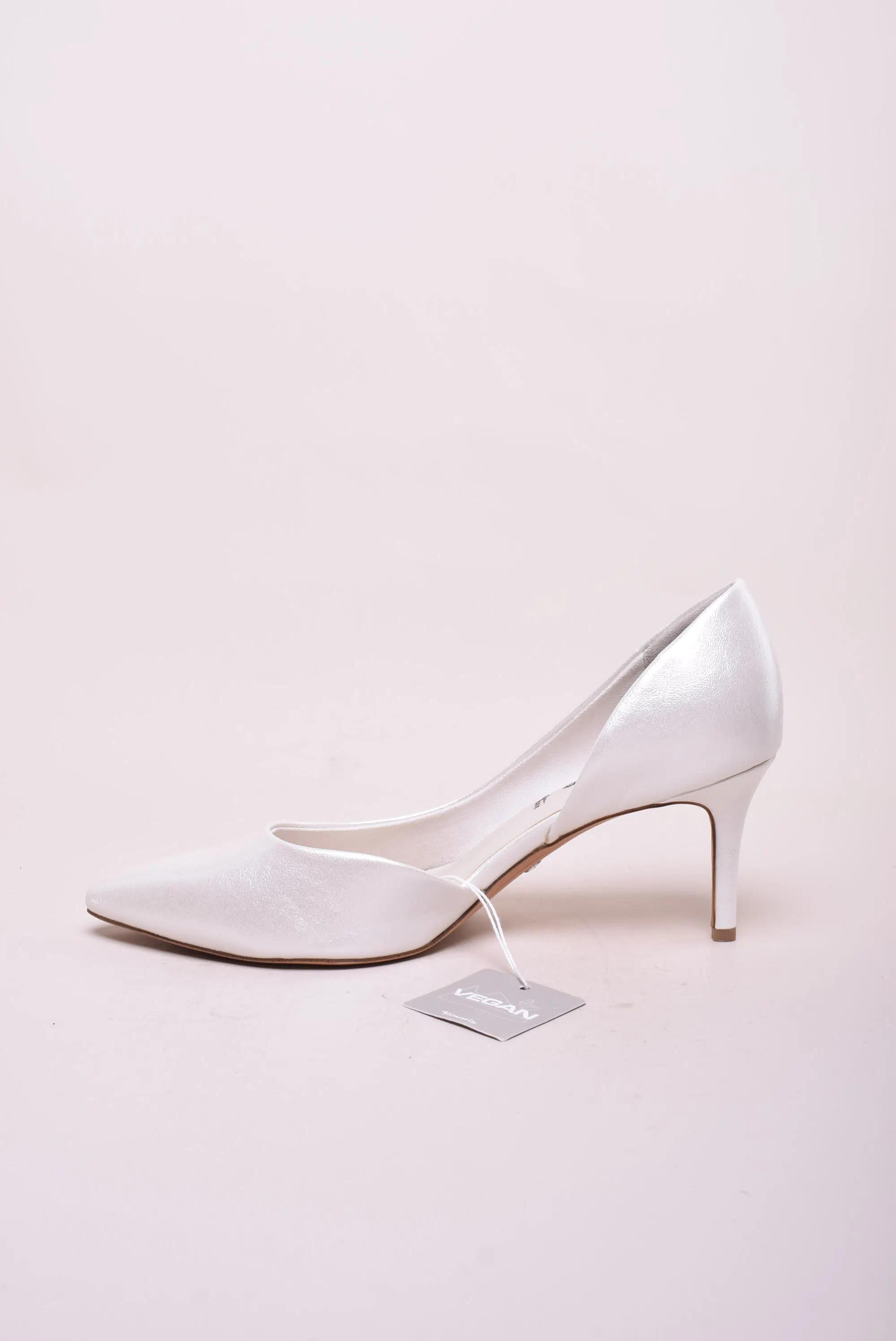 Pantofi dama stiletto Vegan, sidefate [4]