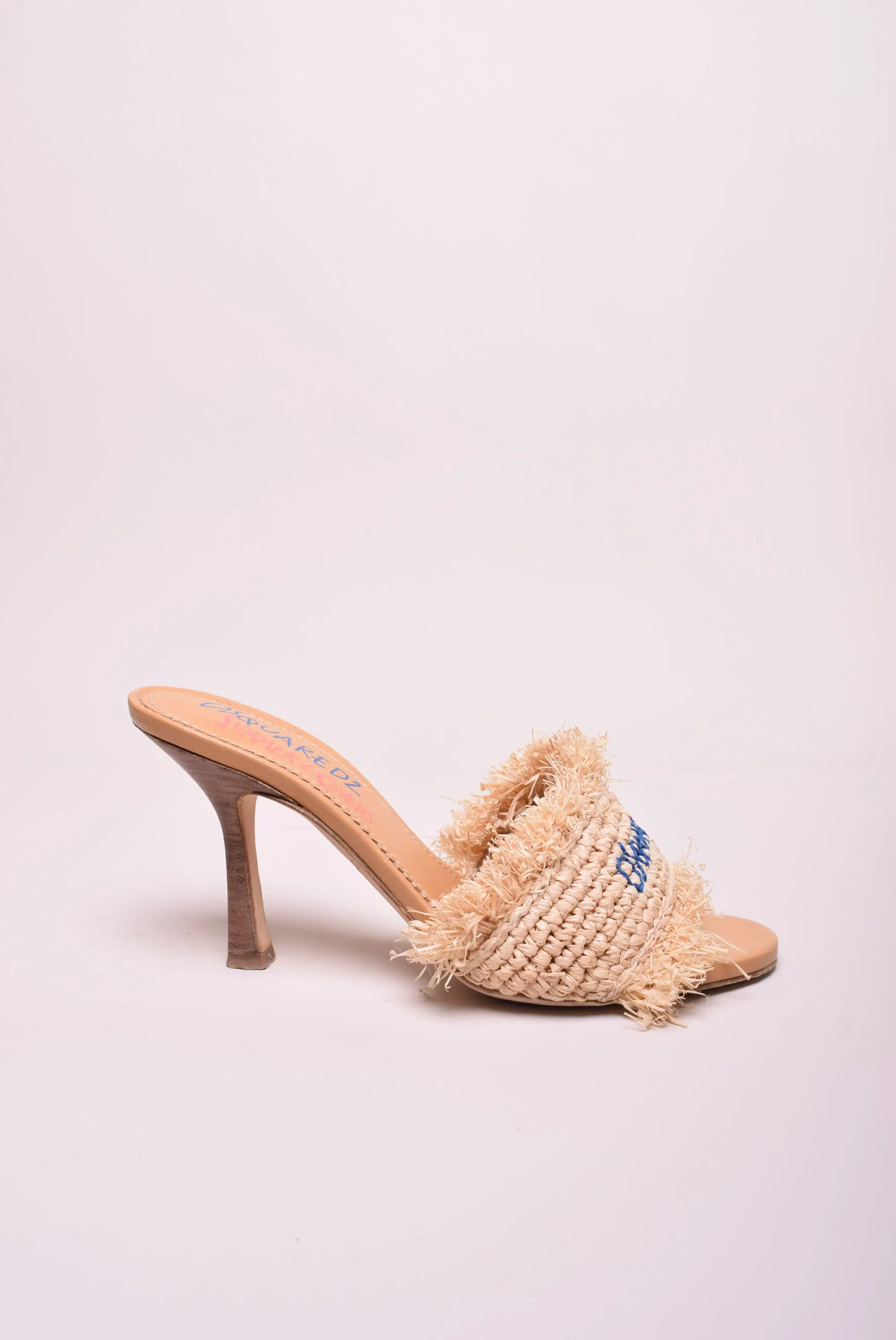 Papuci dama Summer Lovers Raffia Sandal [1]