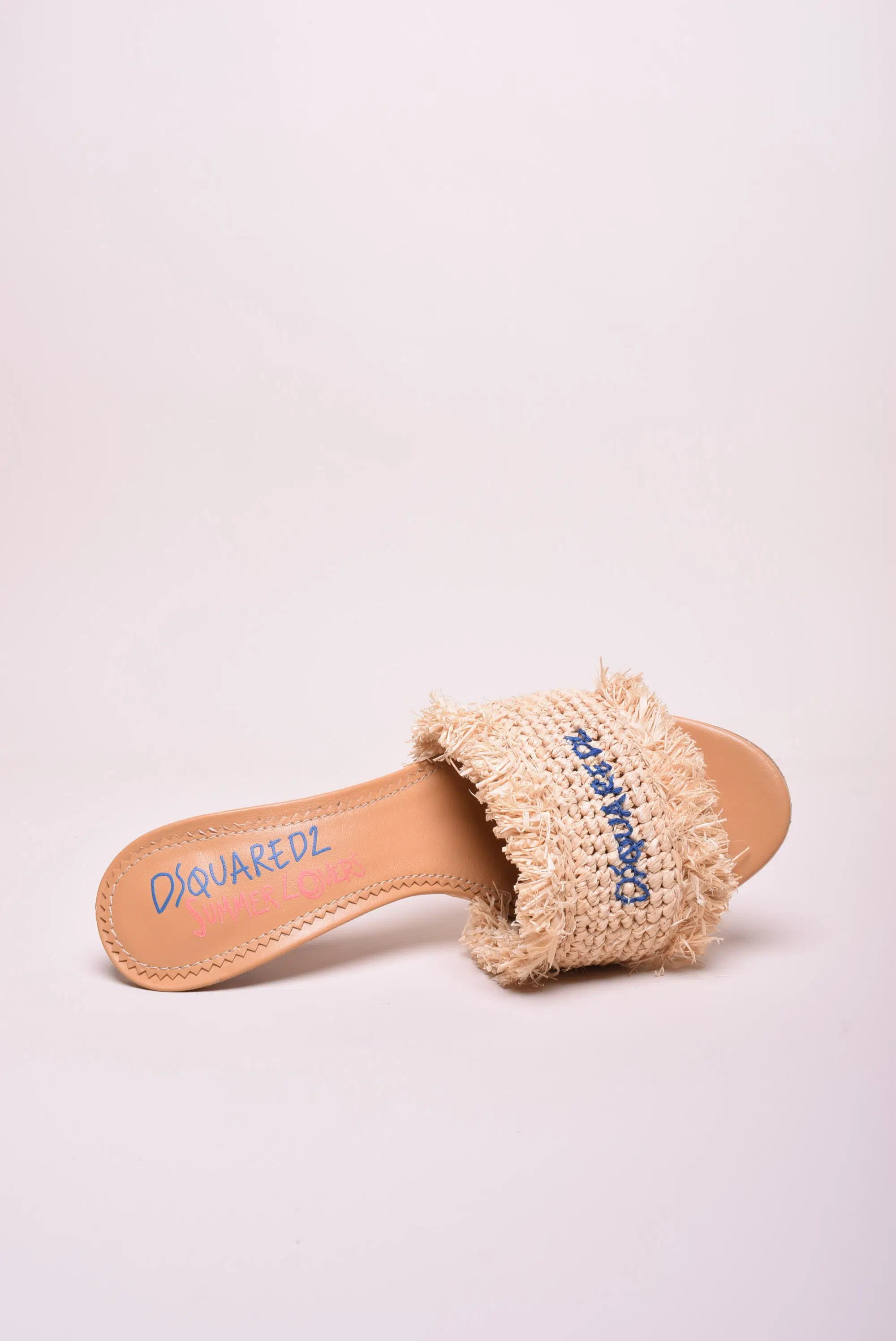 Papuci dama Summer Lovers Raffia Sandal [4]