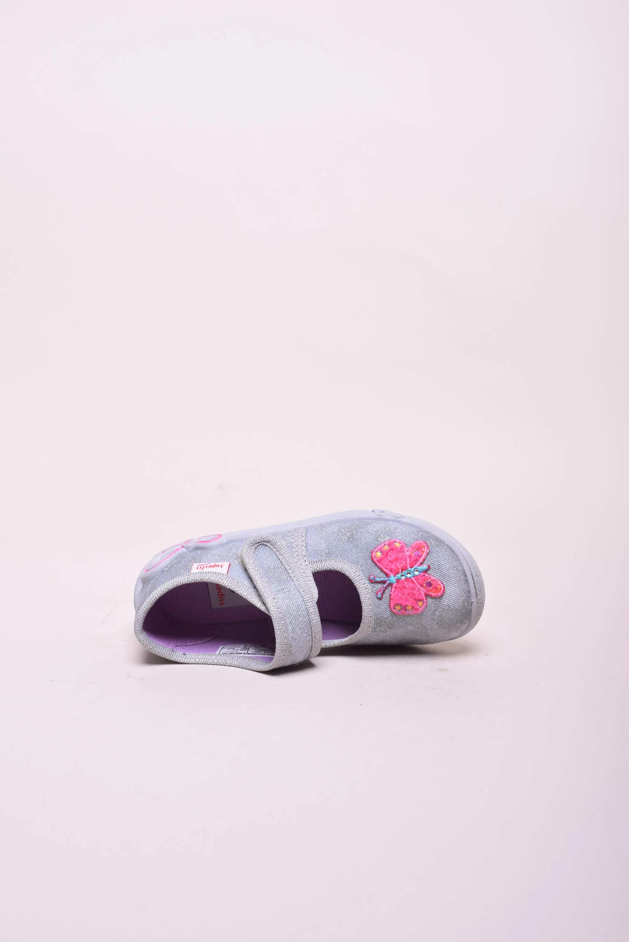 Papuci de casa copii cu fluturas [4]