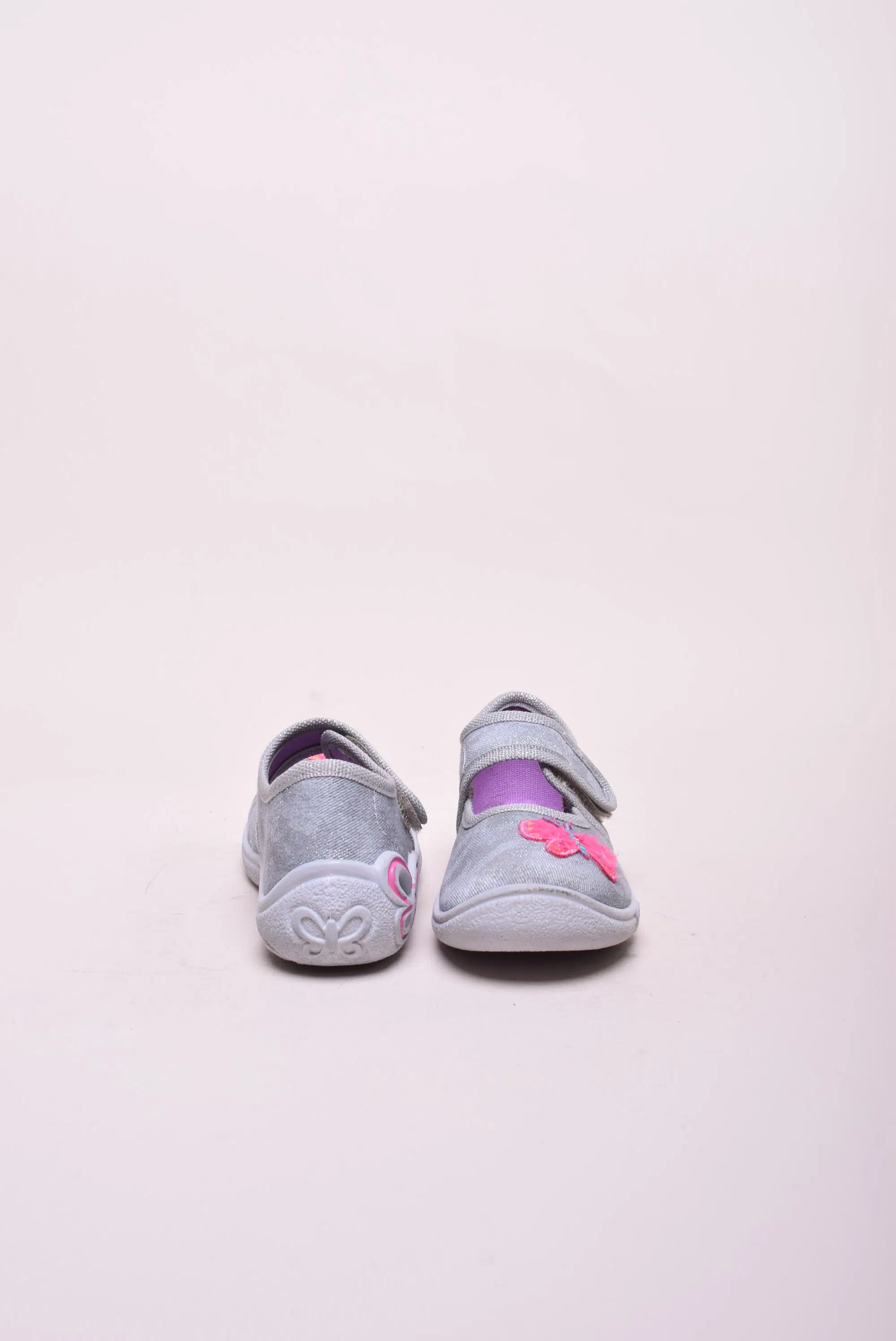 Papuci de casa copii cu fluturas [3]