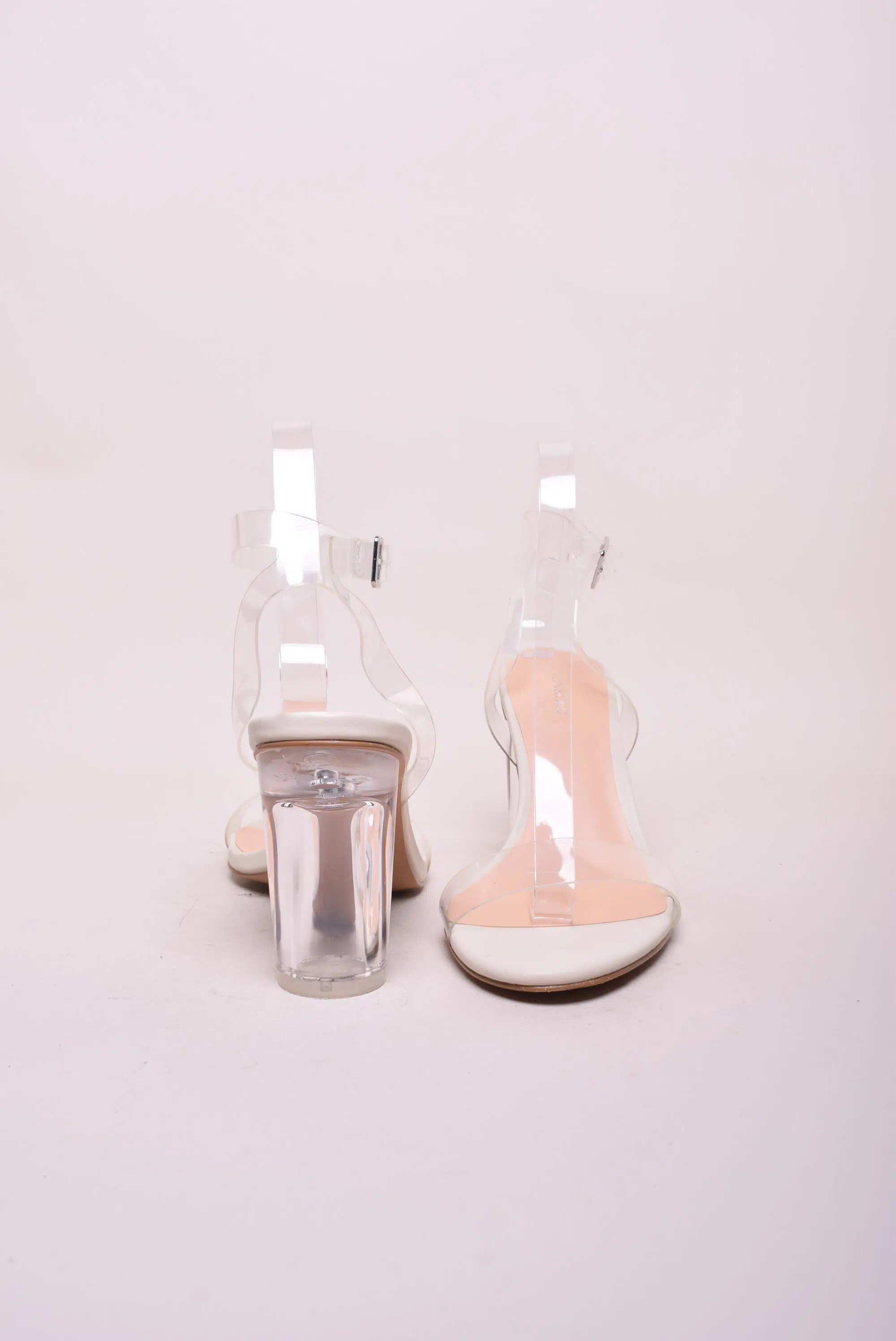 Sandale dama cu toc transparent [3]