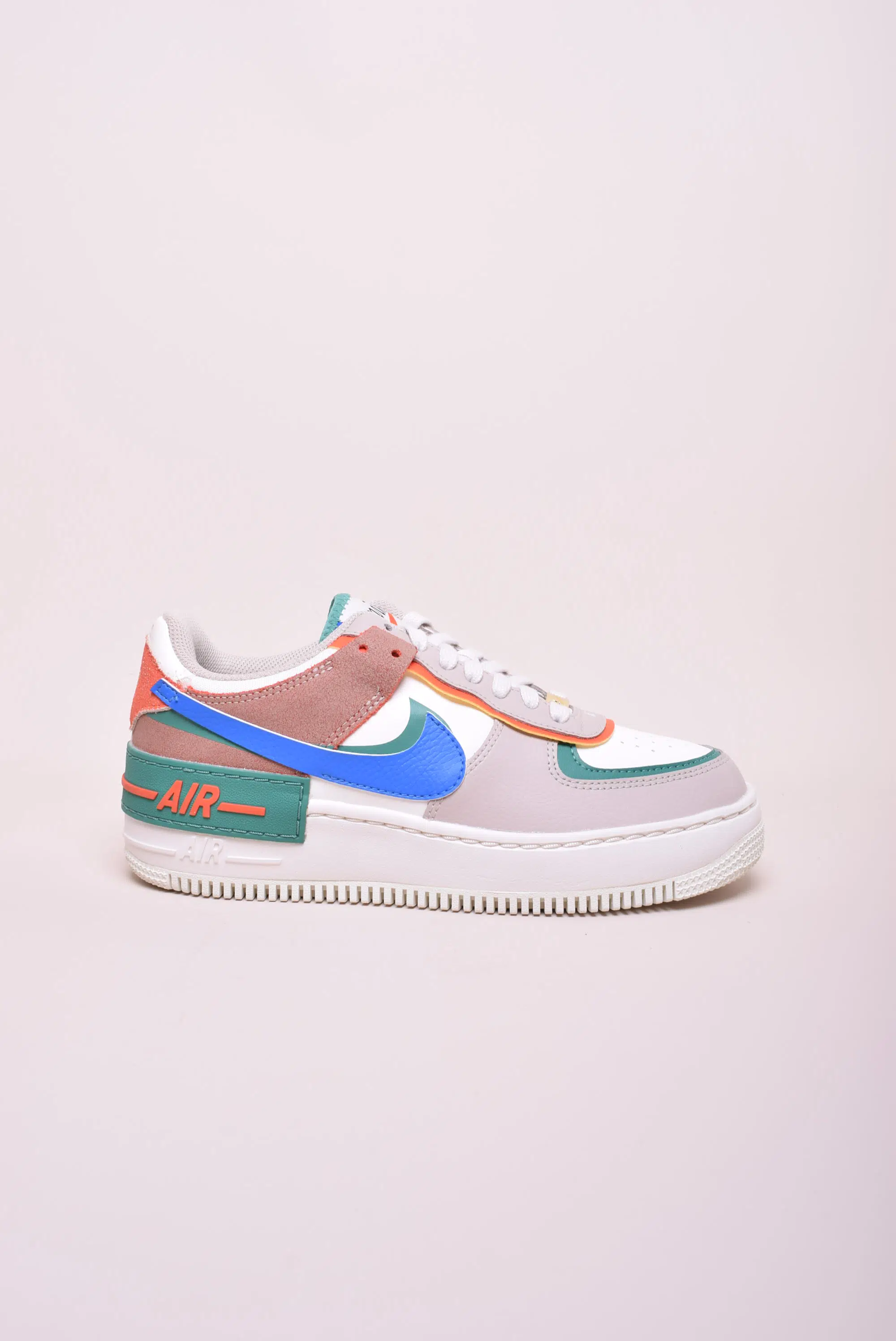 Adidasi dama cu platforma Air Force 1 Shadow   Sail Signal Blue Green