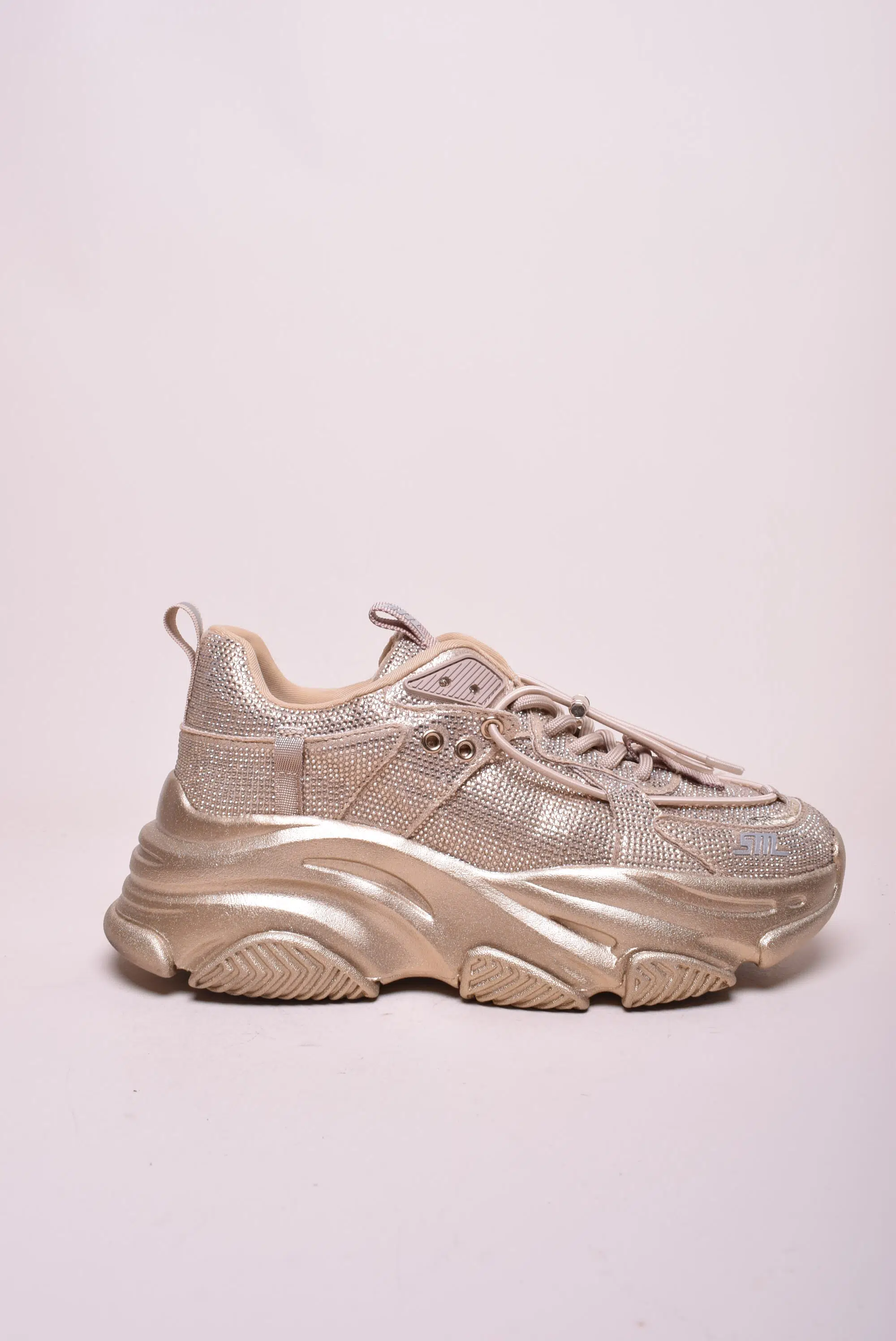 Sneakers dama cu platforma cu pietricele