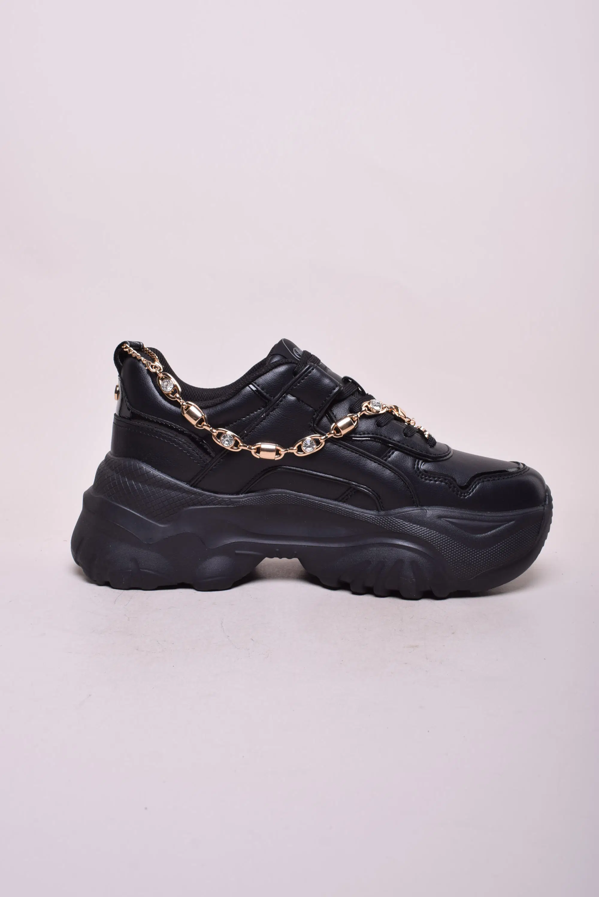 Sneakers dama cu platforma Vegan, cu lantic [4]