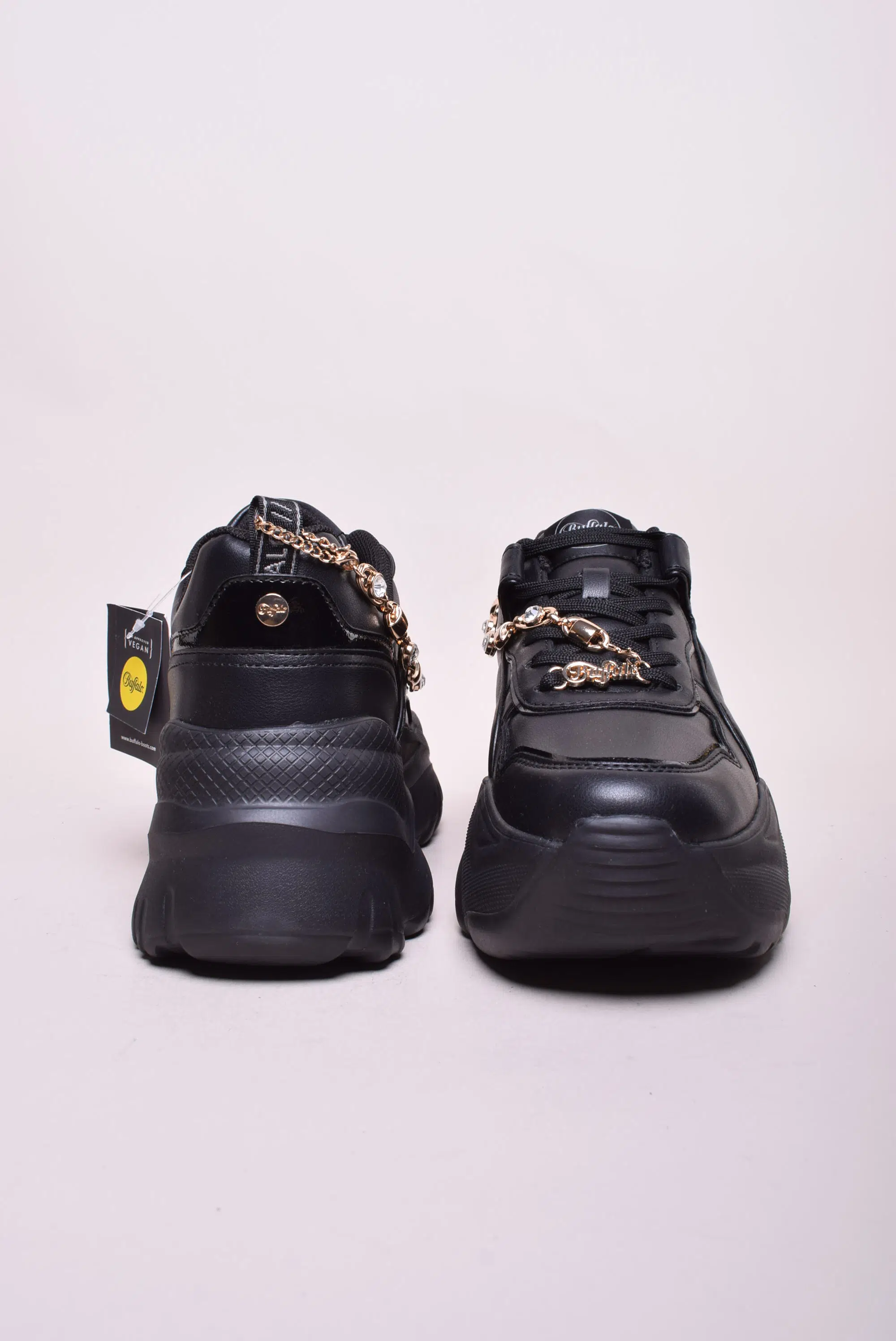 Sneakers dama cu platforma Vegan, cu lantic [3]