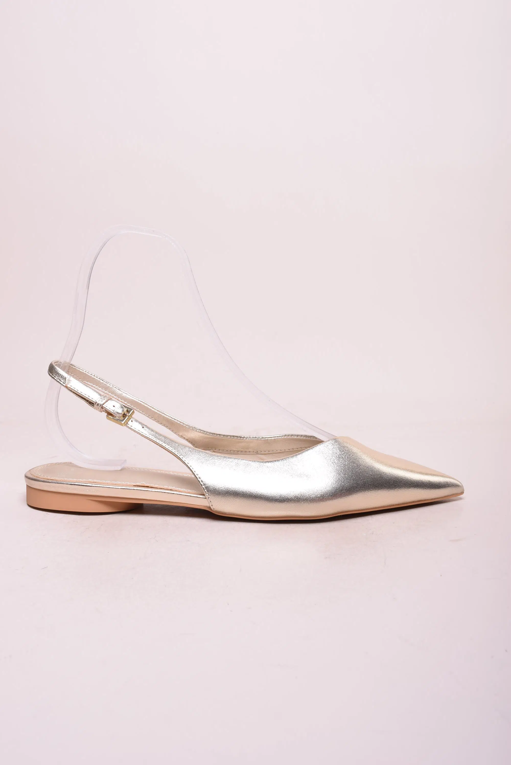 Încălțăminte damă - Balerini dama stiletto, decupati in spate