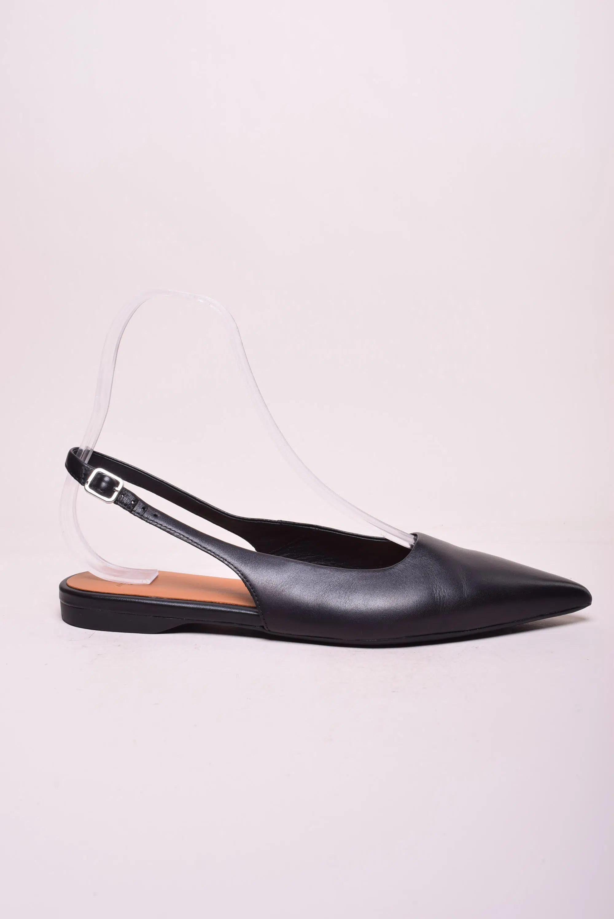 Încălțăminte damă - Balerini dama stiletto, decupati in spate