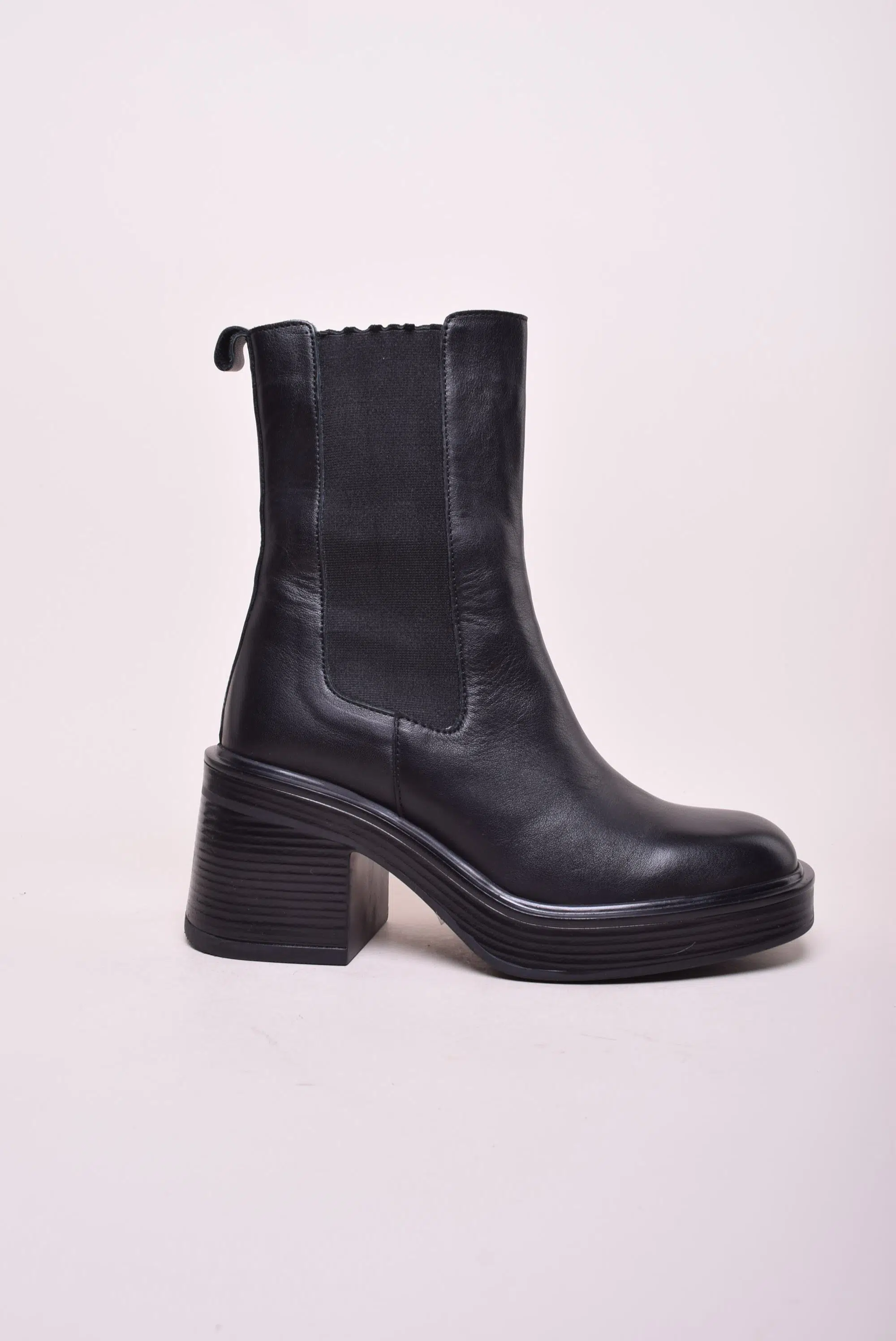 Ghete și botine damă - Botine dama cu toc gros