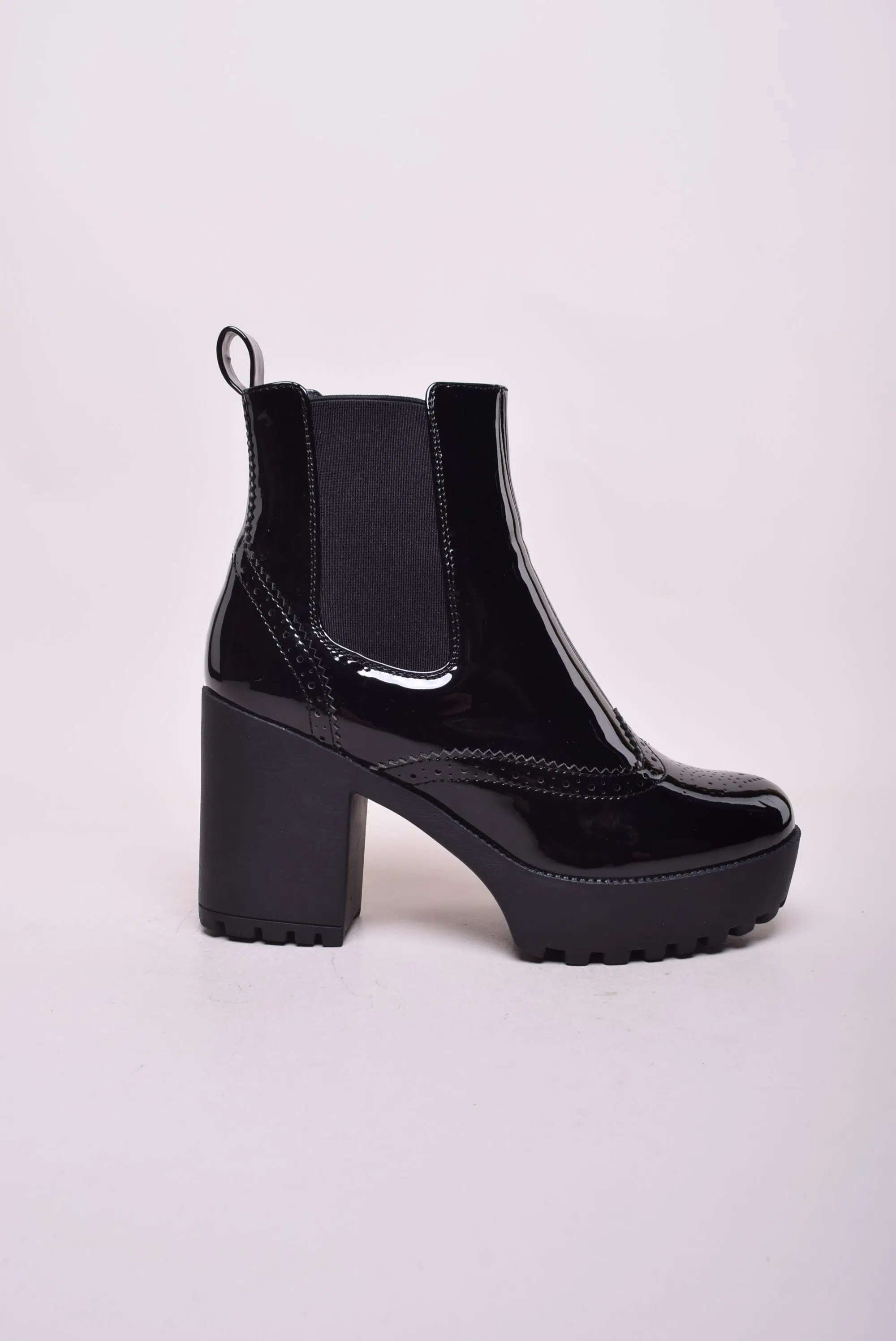 Botine dama lacuite, cu platforma [0]