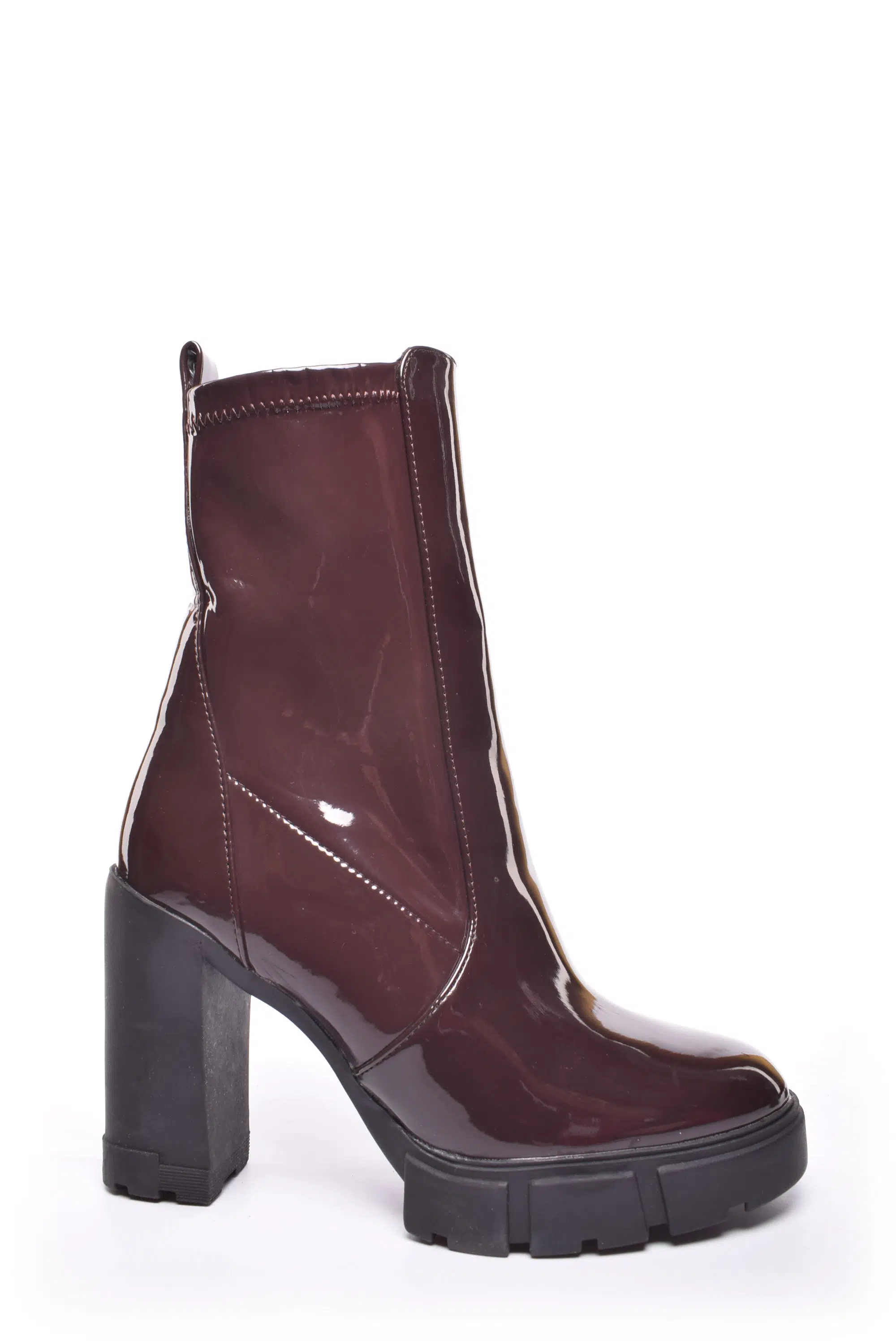 Toate produsele - Botine dama lacuite cu platforma