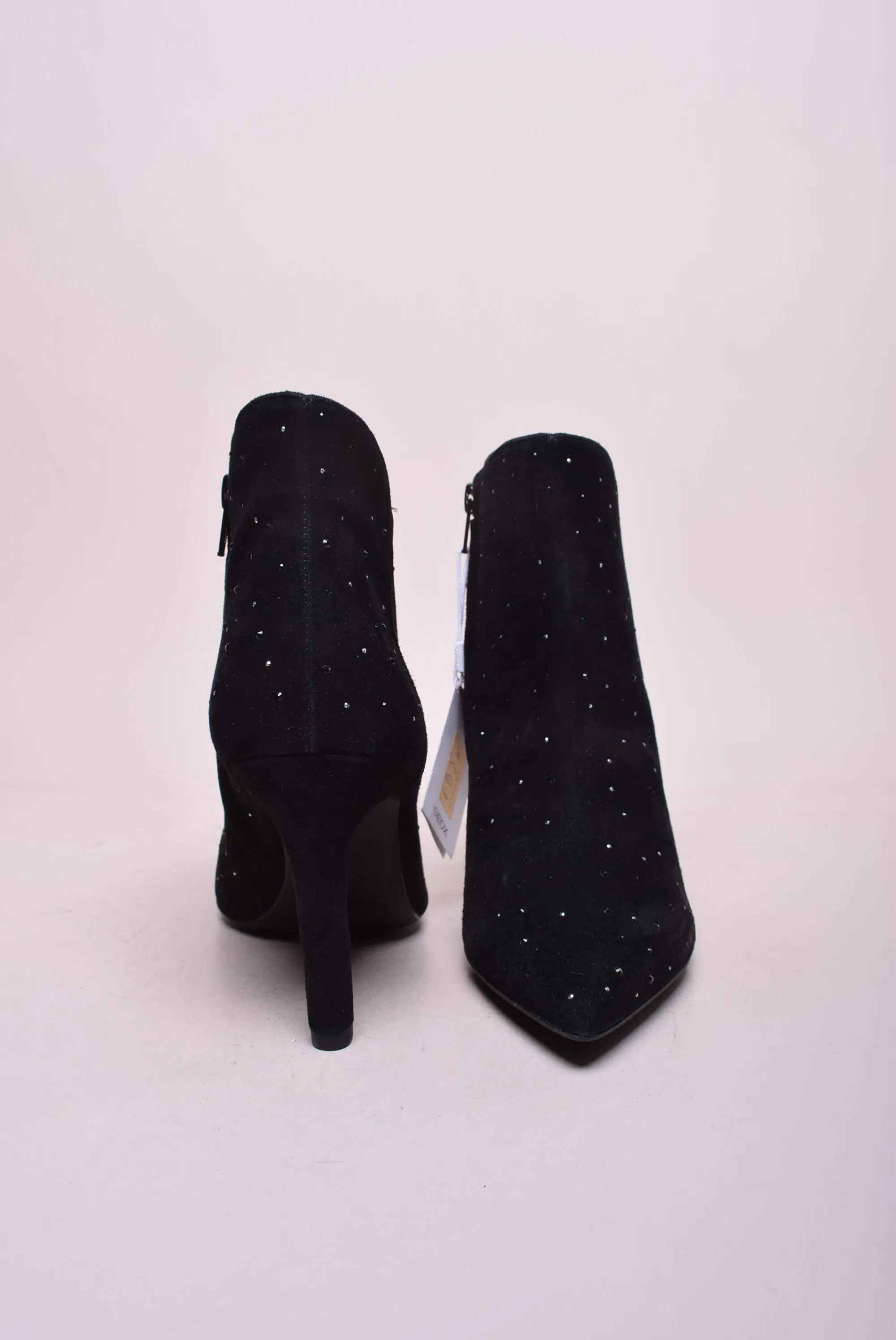 Botine dama stiletto cu pietricele [2]