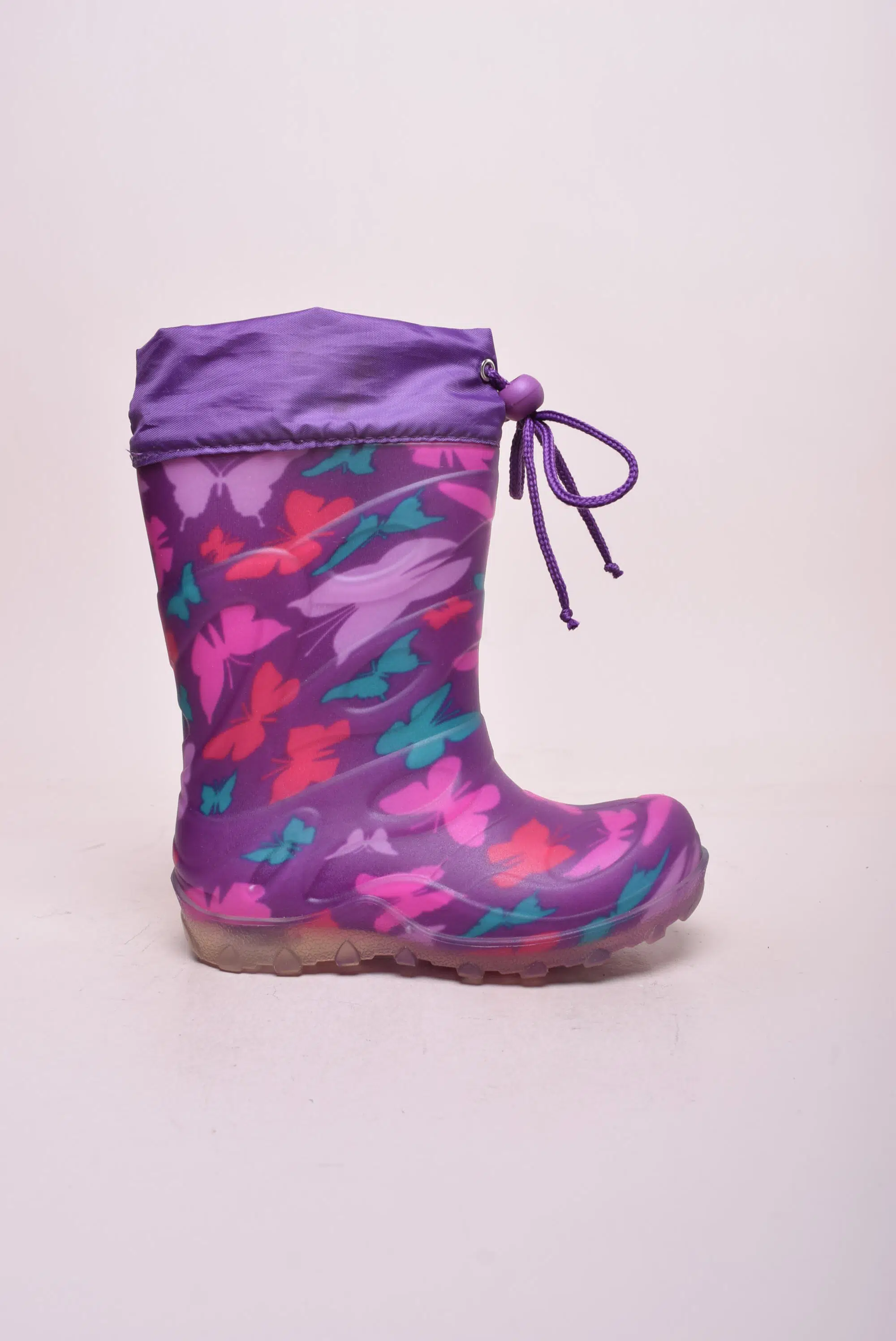 Cizme cauciuc copii cu fluturasi