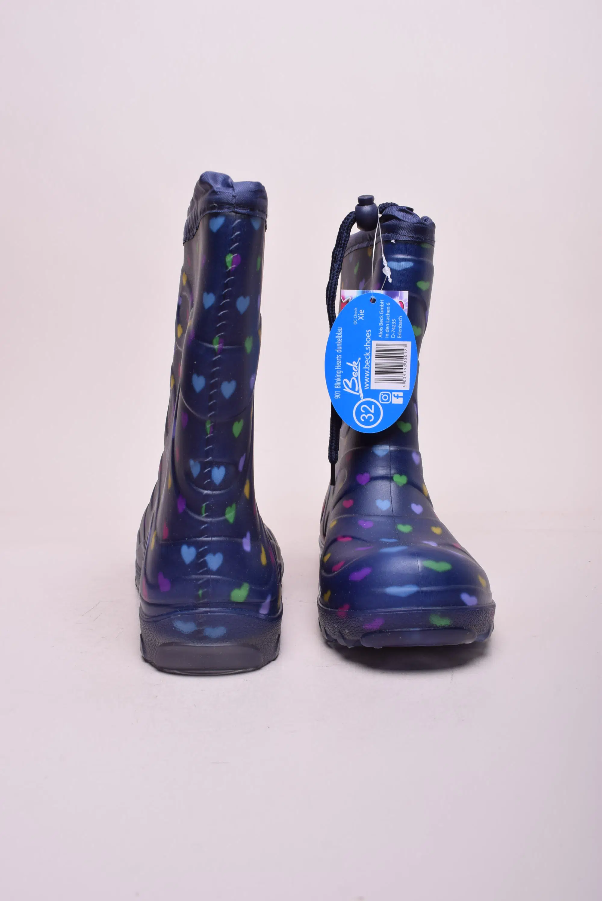 Cizme cauciuc fete cu inimioare [2]
