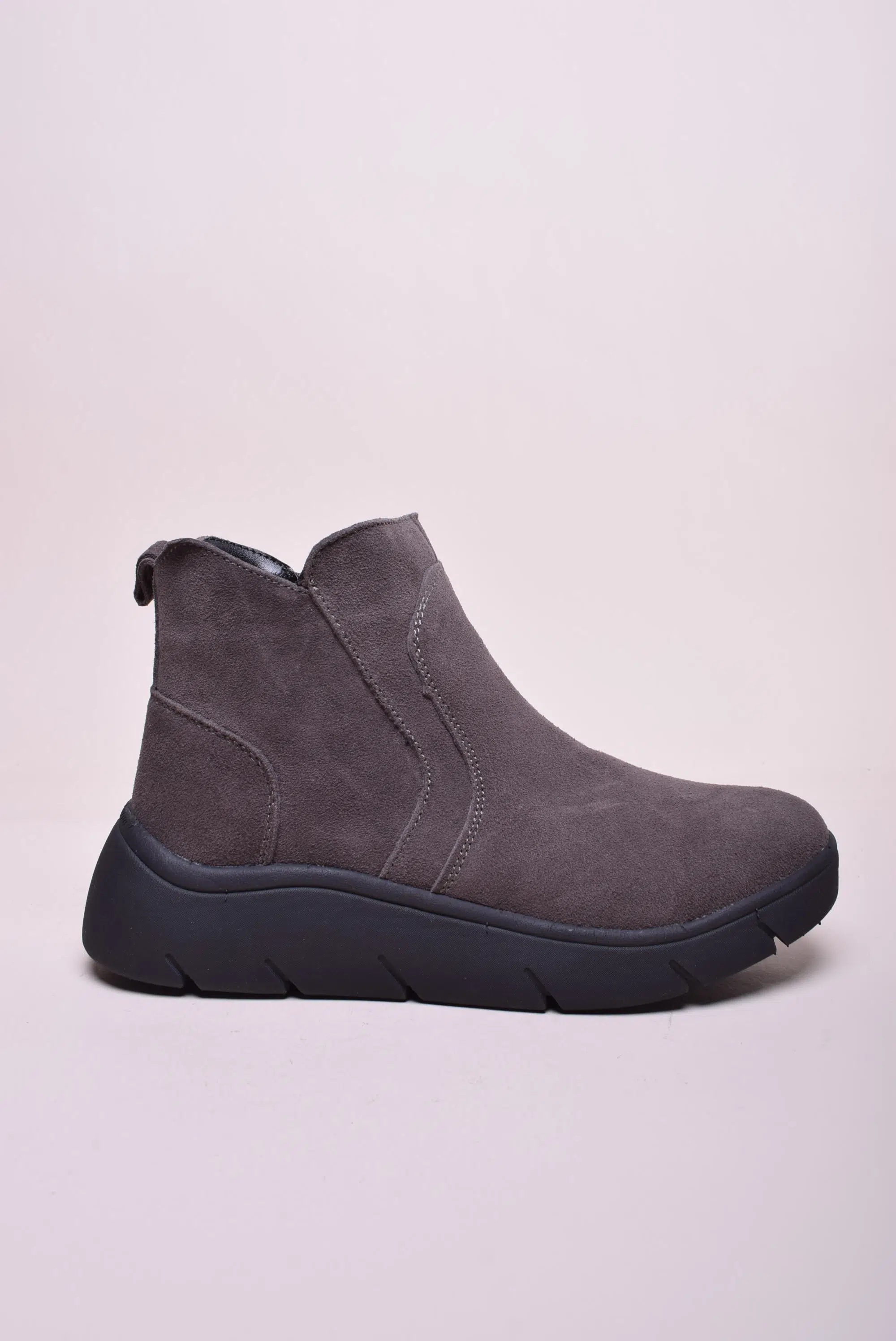 Încălțăminte damă - Cizme scurte dama Bormio, cu platforma