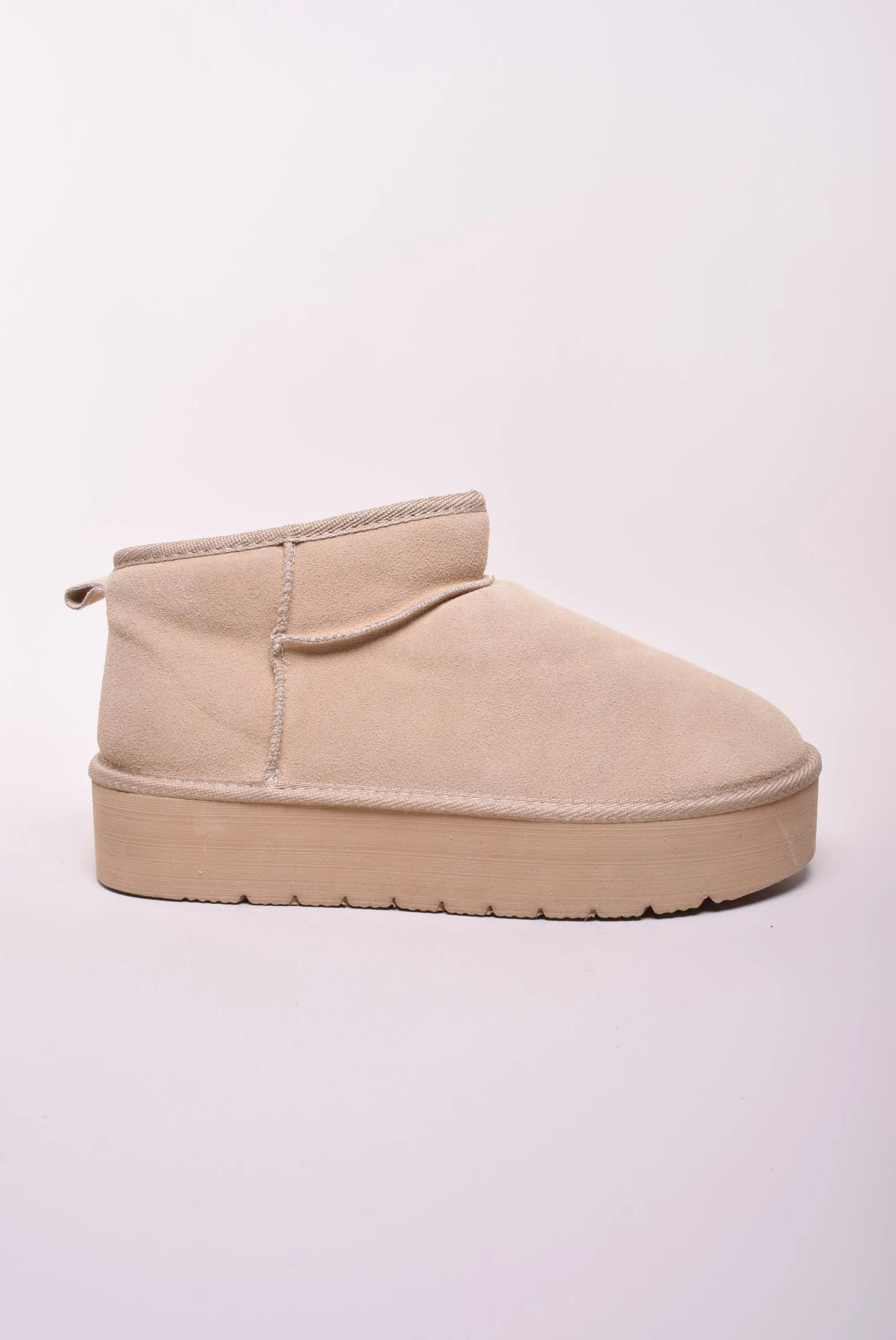 Cizme damă - Cizme scurte dama imblanie, cu platforma