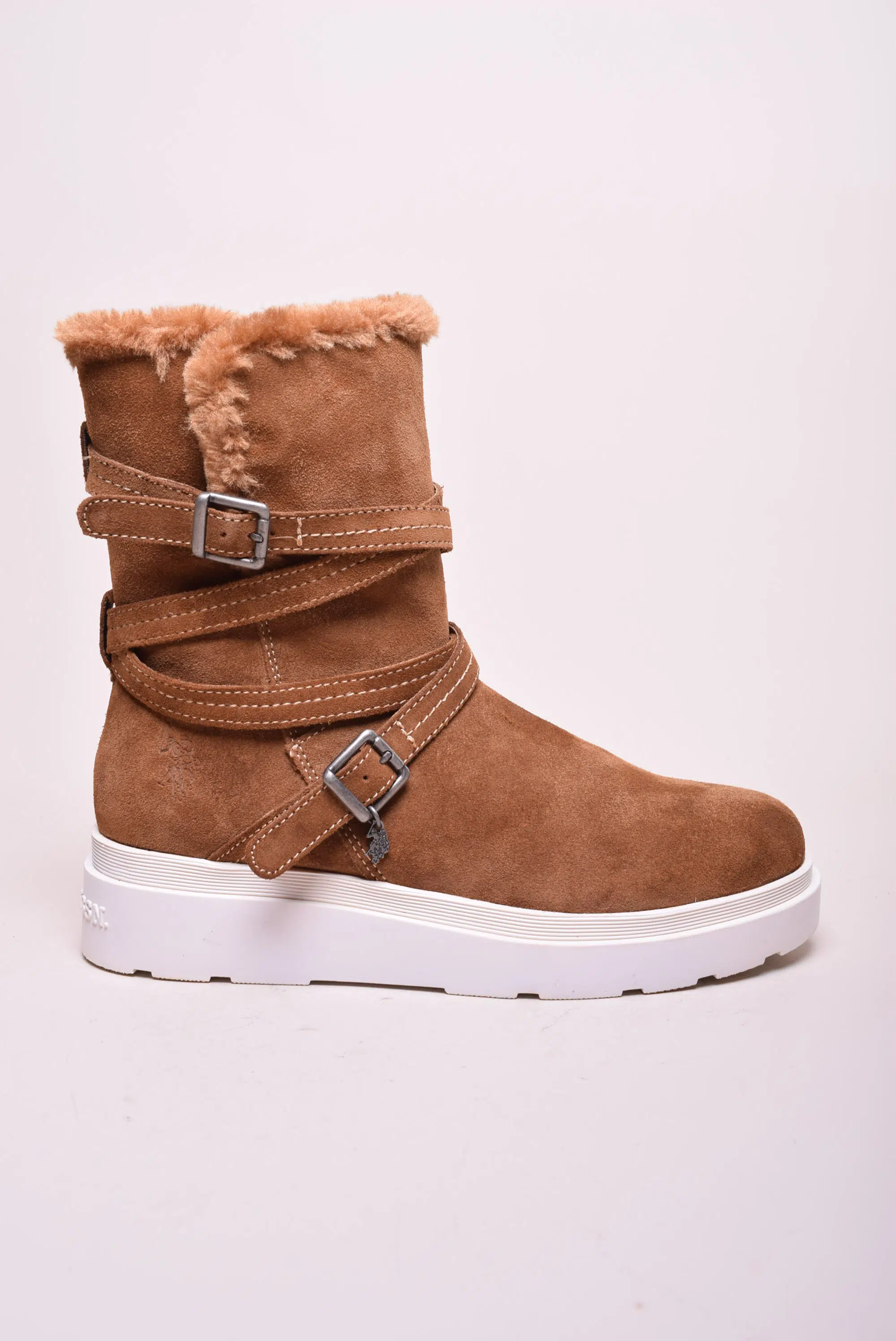 Cizme scurte dama imblanite, cu platforma