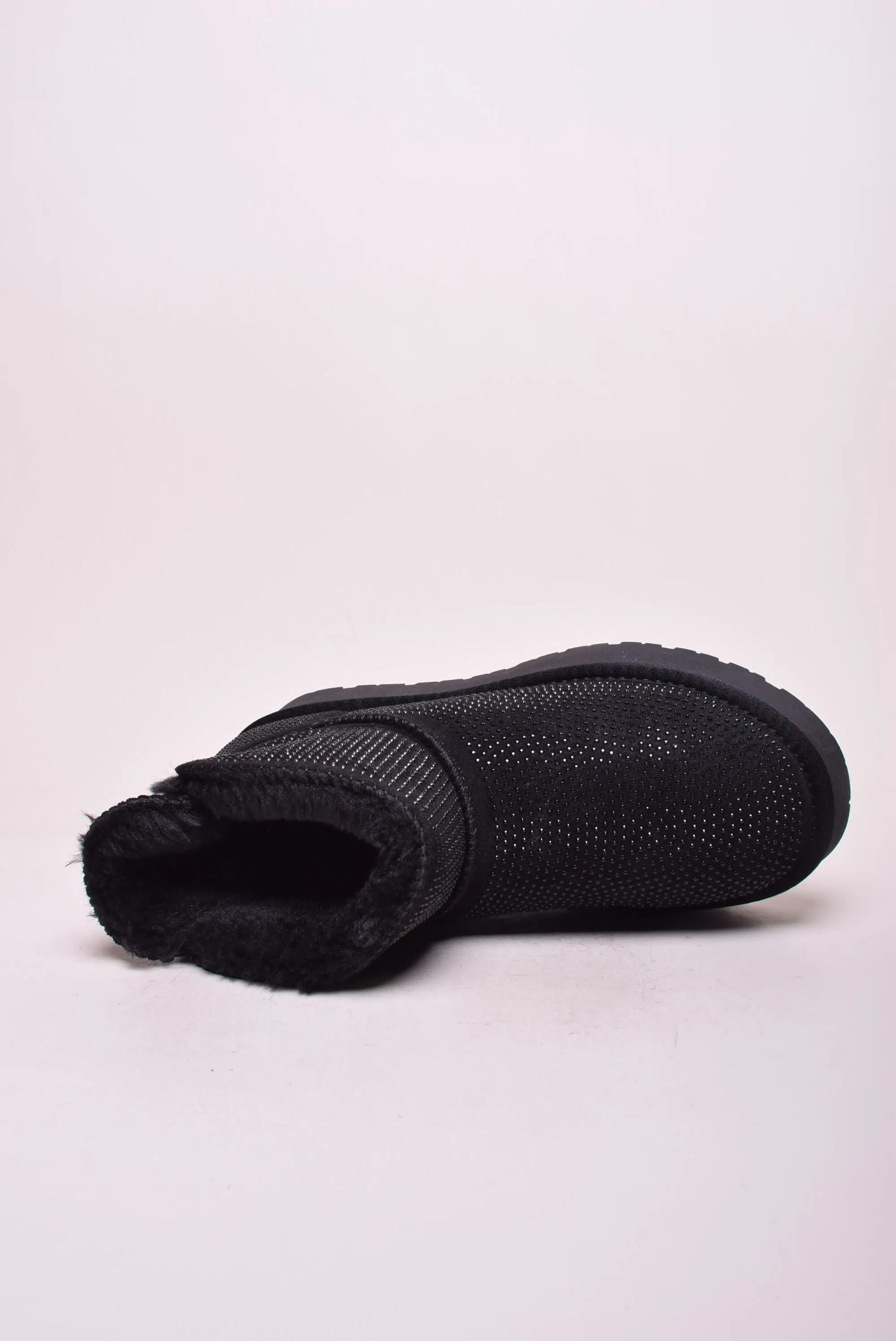 Cizme scurte dama imblanite, cu platforma, cu pietricele [3]