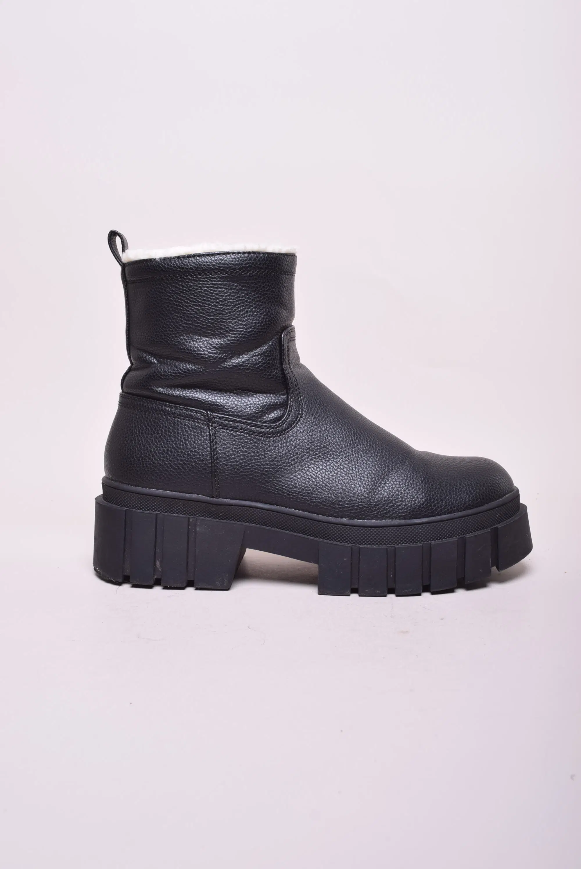 Încălțăminte damă - Ghete dama captusite, cu platforma