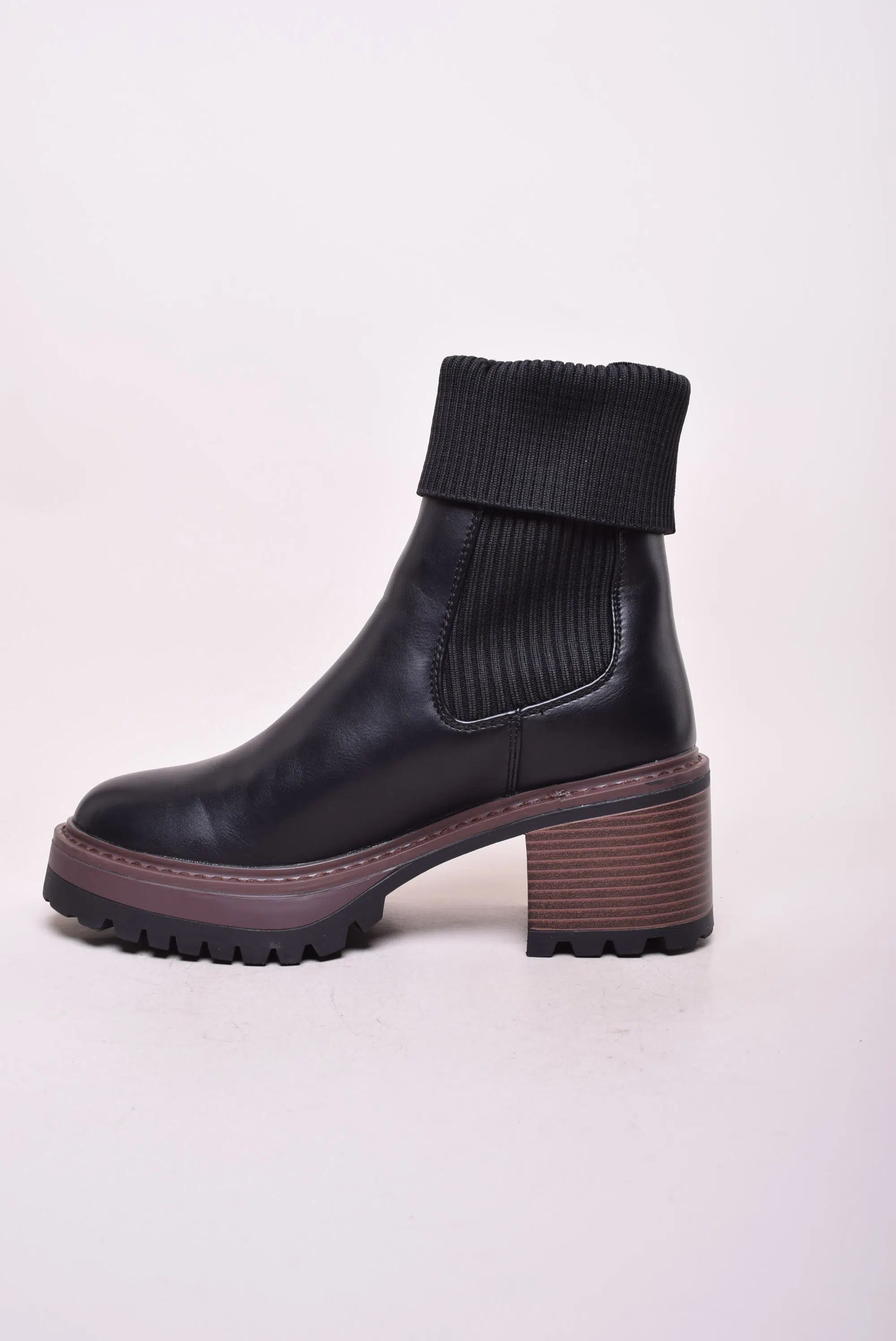 Ghete dama cu platforma, captusite [3]