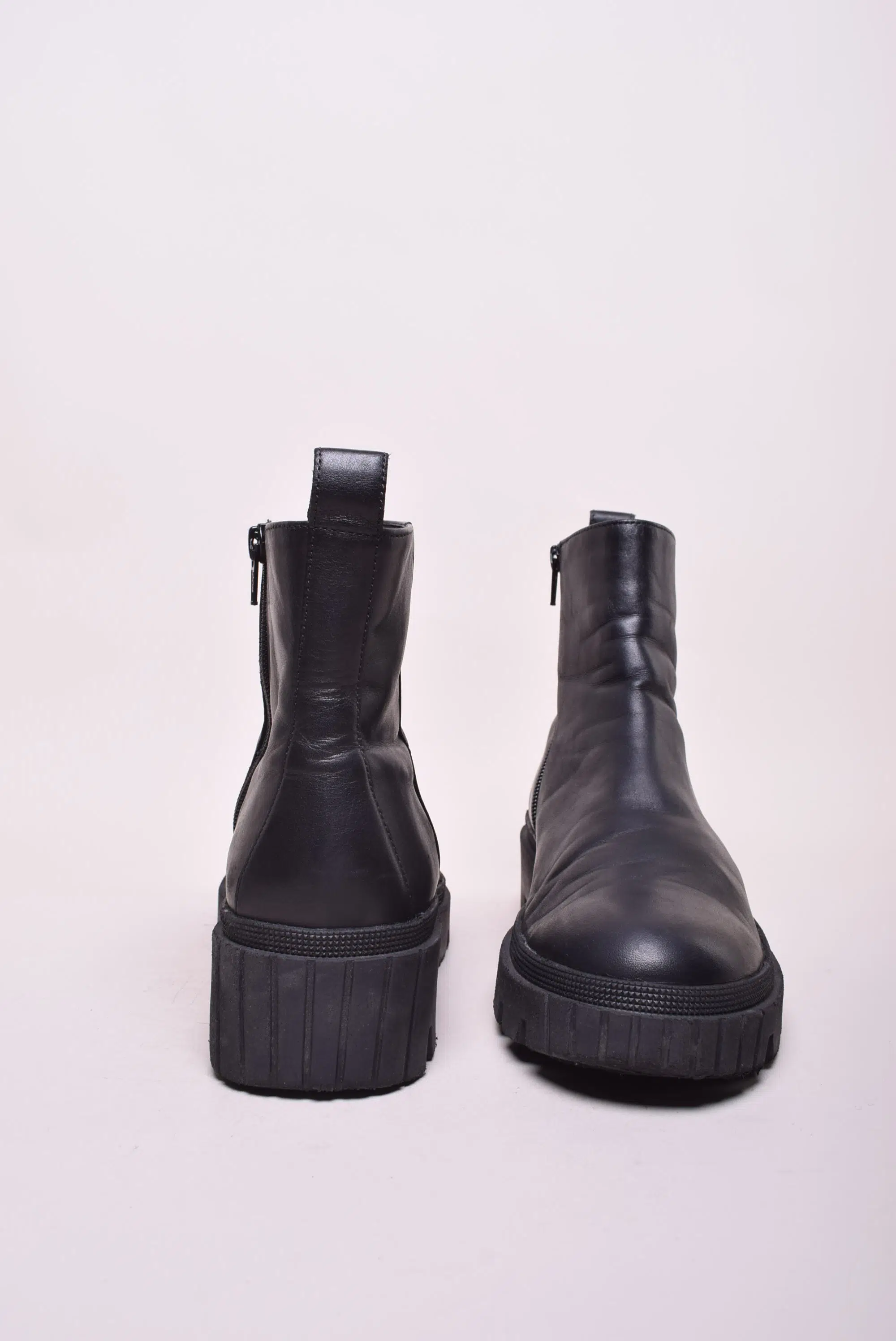 Ghete dama cu platforma, captusite [2]