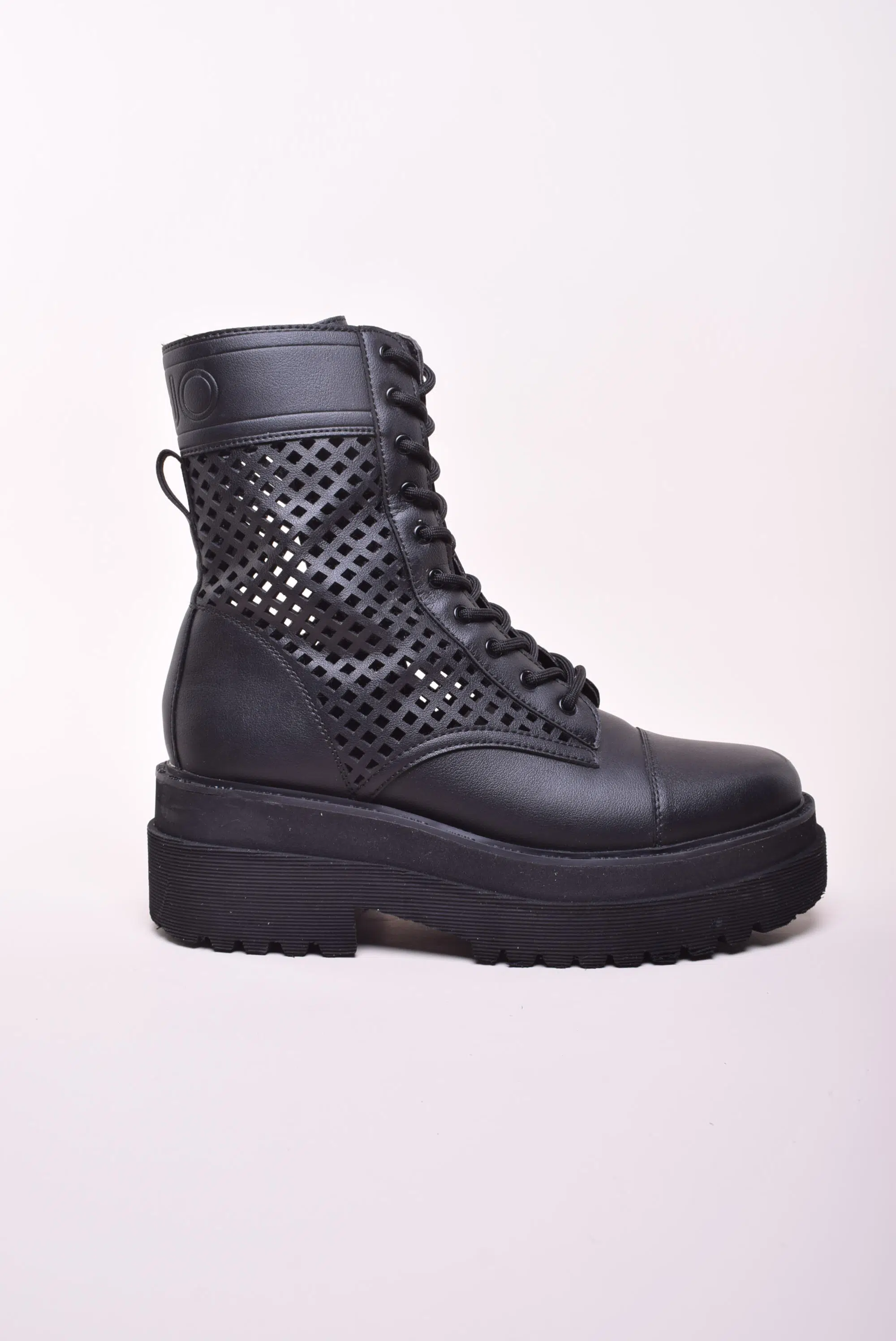 Încălțăminte damă - Ghete dama cu platforma, perforate